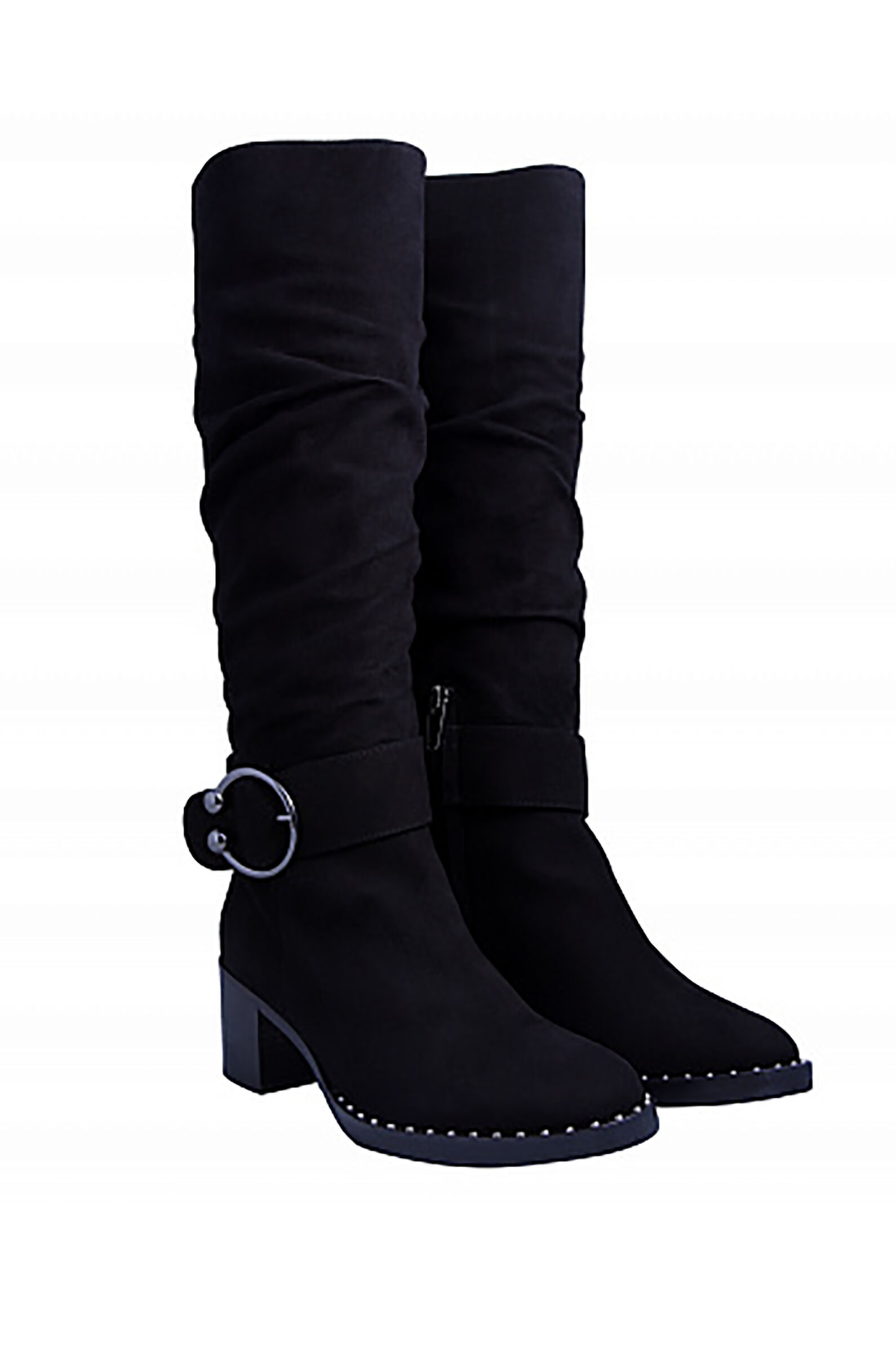 Сапоги жен. АРТ. B3196, чер,н.з/евромех