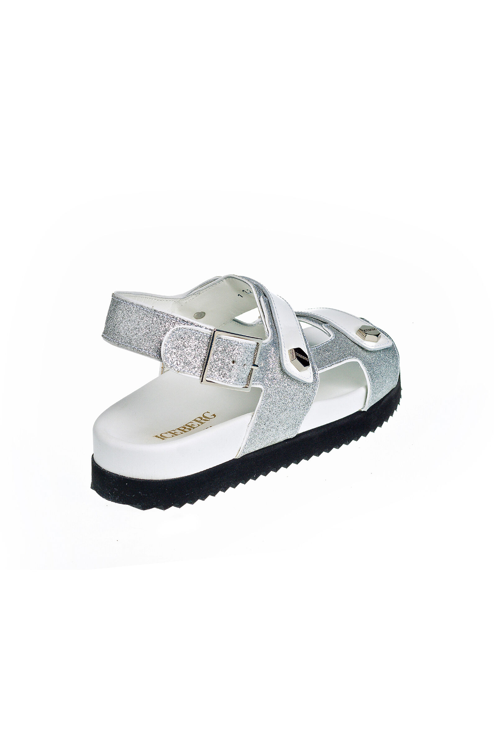 Сандалии жен. АРТ. HID1542A, бел-сер,н.к-глит/н.к