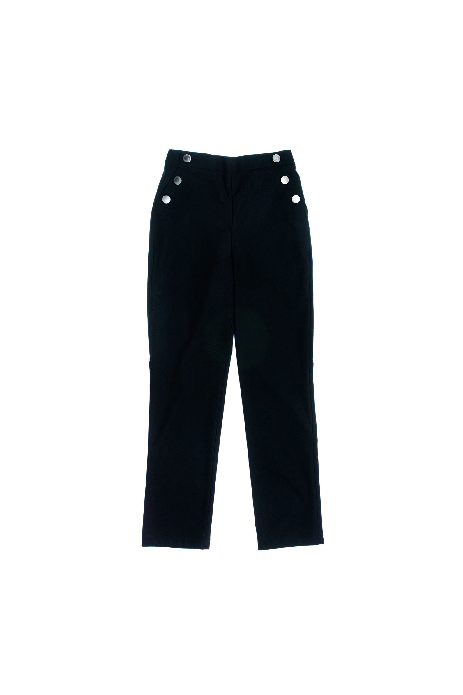 Брюки дев. АРТ. LC20G-PNT-1-101, чер,виск-полиэ