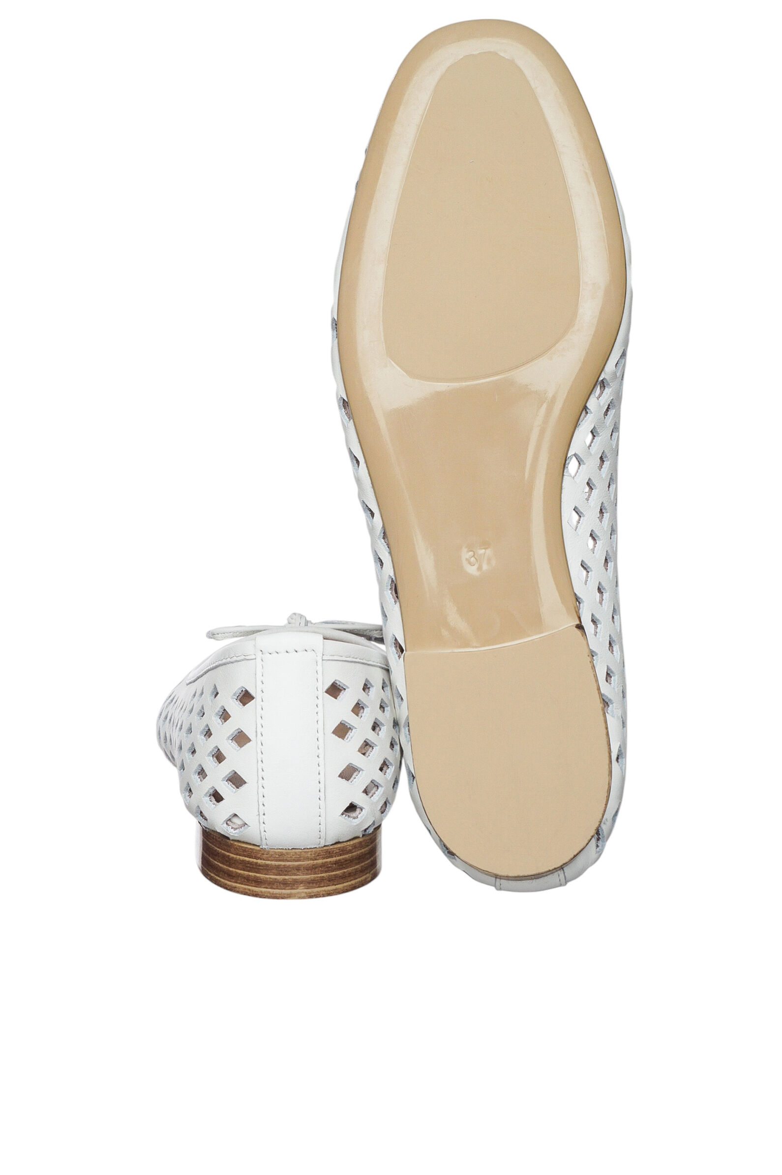 Балетки жен. АРТ.25YA-0086,бел,н.к/н.к