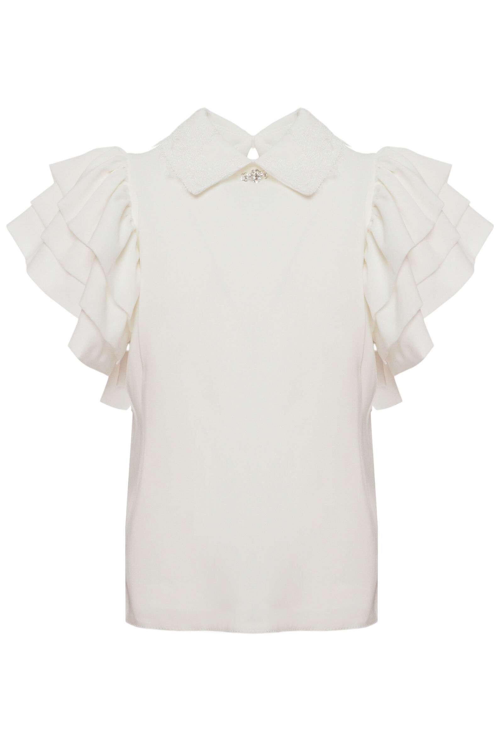 Блуза дев. АРТ.21007,мол,хл-эл