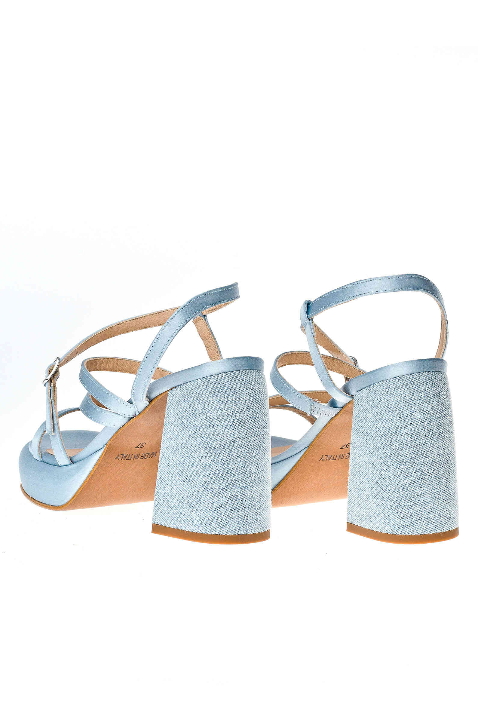 Босоножки жен.АРТ.8086T,гол,тек/н.к