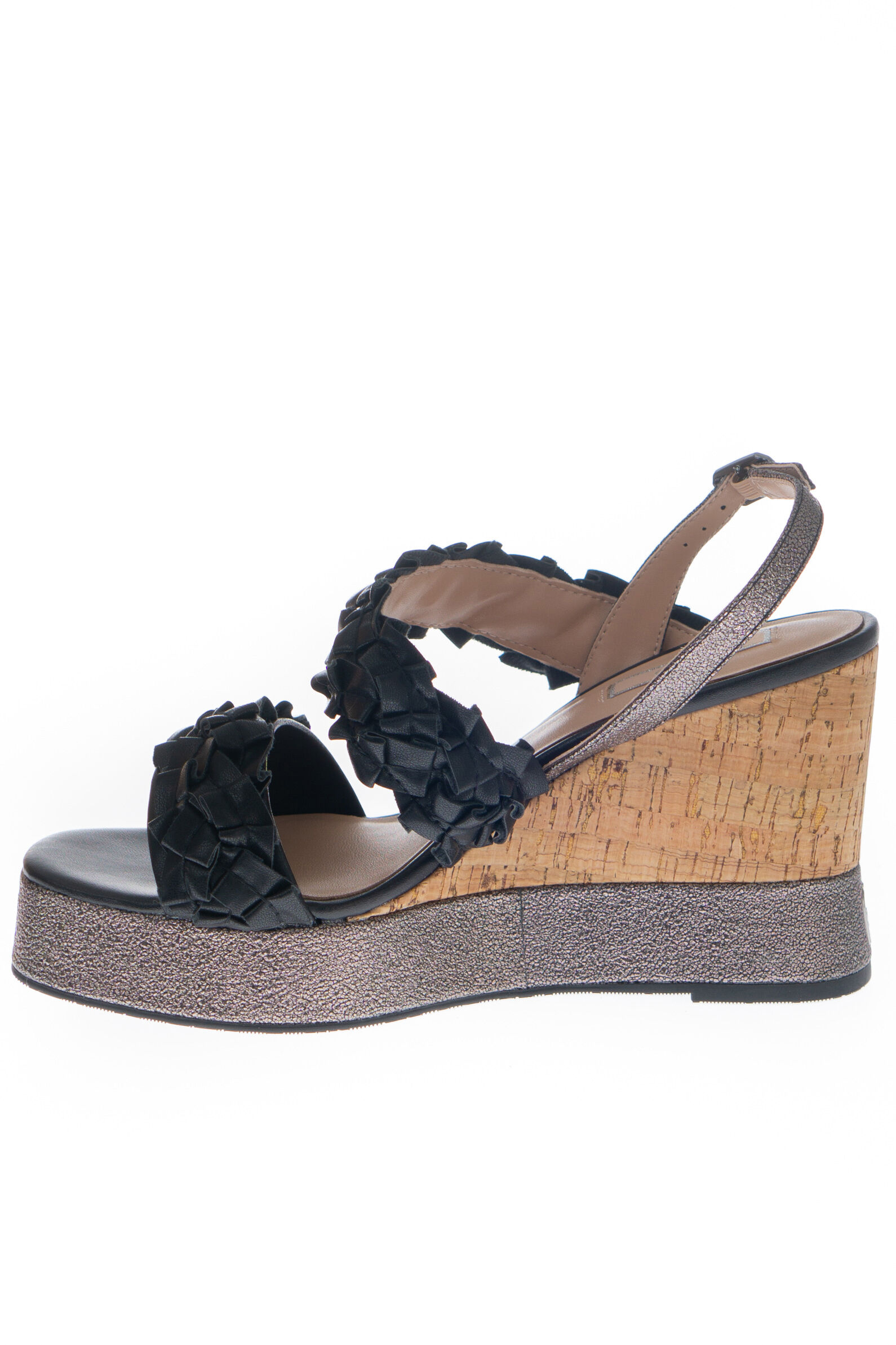 Босоножки жен. АРТ.SA4133EX07422222,чер,и.к/и.к