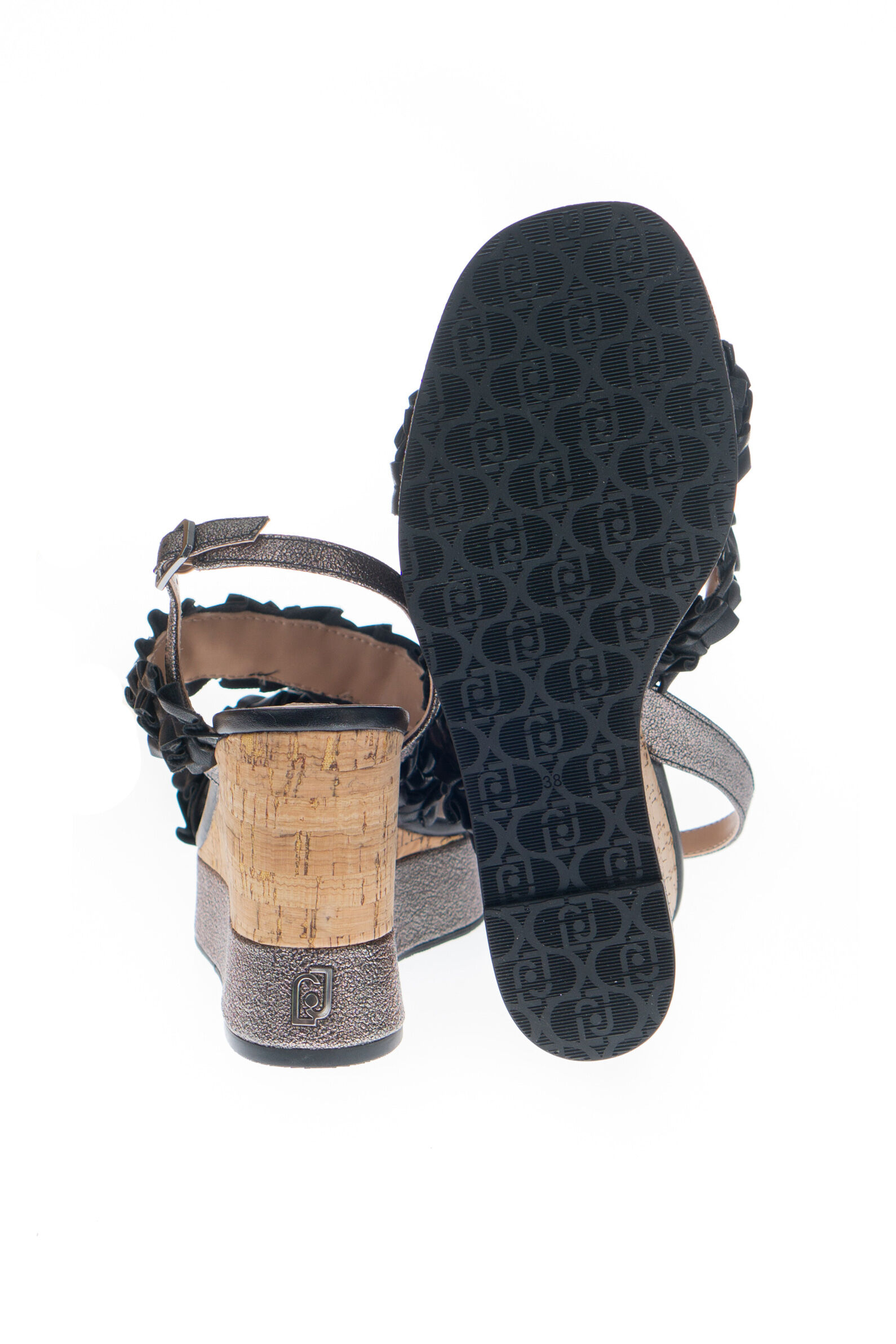 Босоножки жен. АРТ.SA4133EX07422222,чер,и.к/и.к