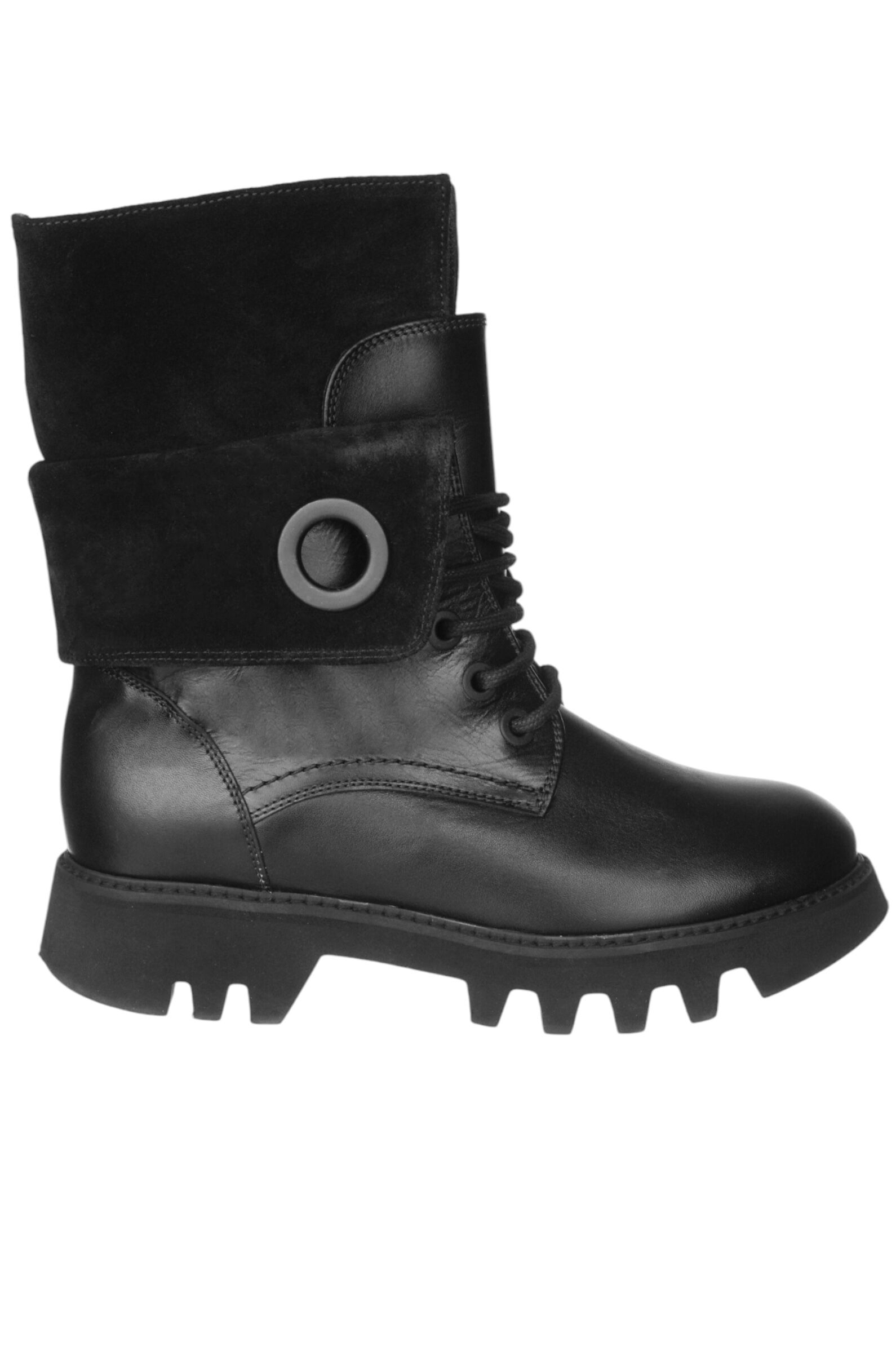 Ботинки жен. АРТ.202W30154C1,чер,н.к-з/н.к