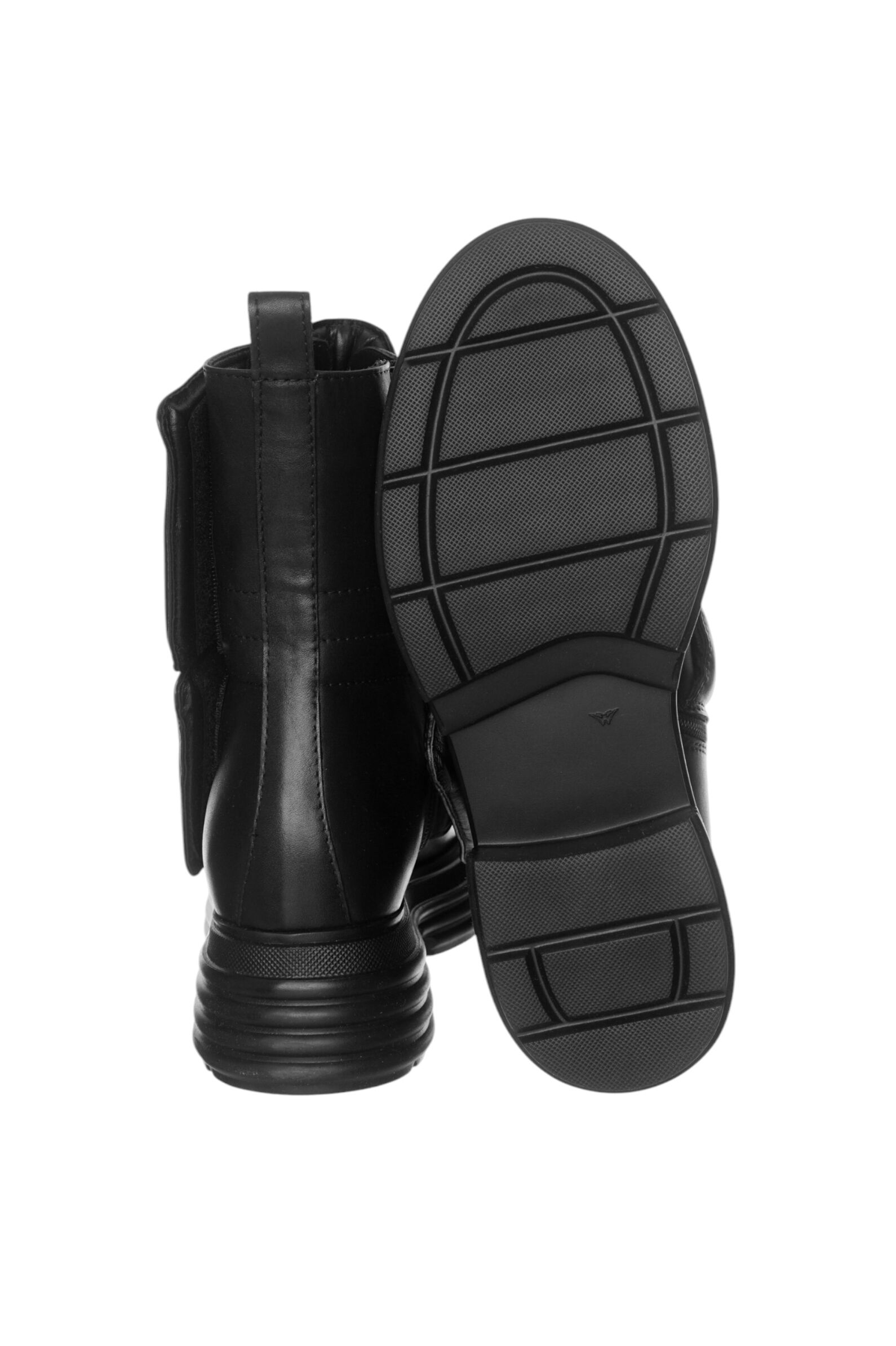 Ботинки жен. АРТ.40645,чер,н.к/байка