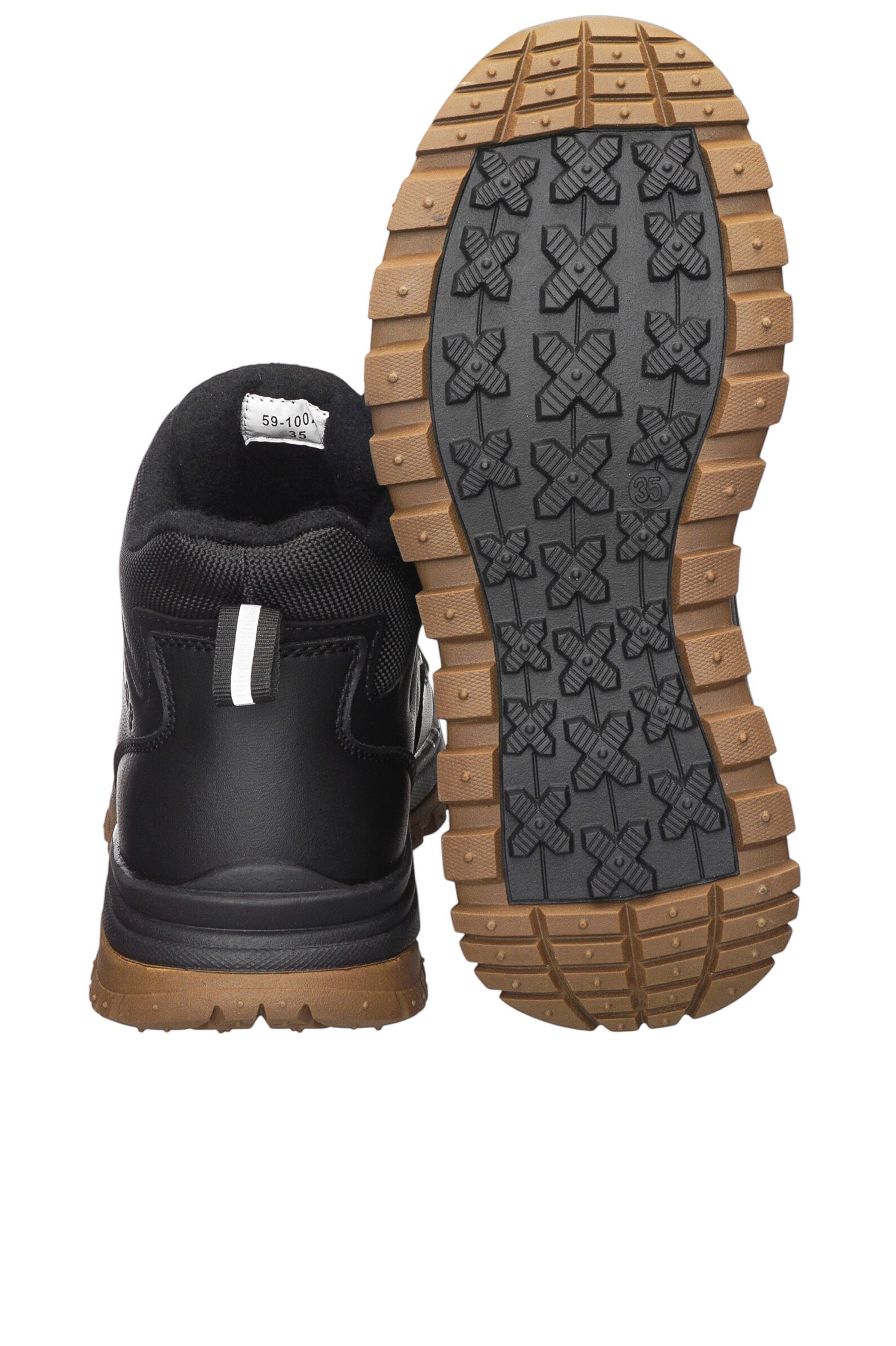 Ботинки мал. АРТ.59-1002B,чер,и.к-тек/шер-пэ