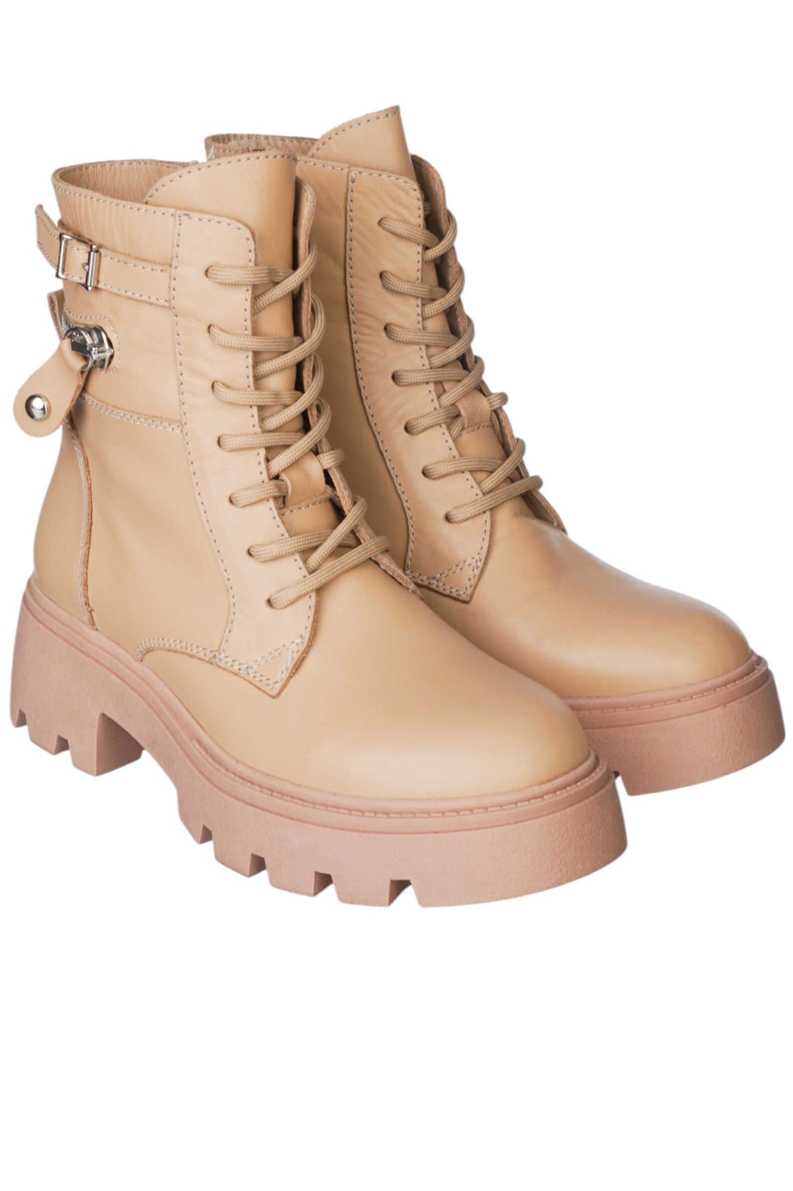 Ботинки жен. АРТ.9358-S,беж,н.к/байка