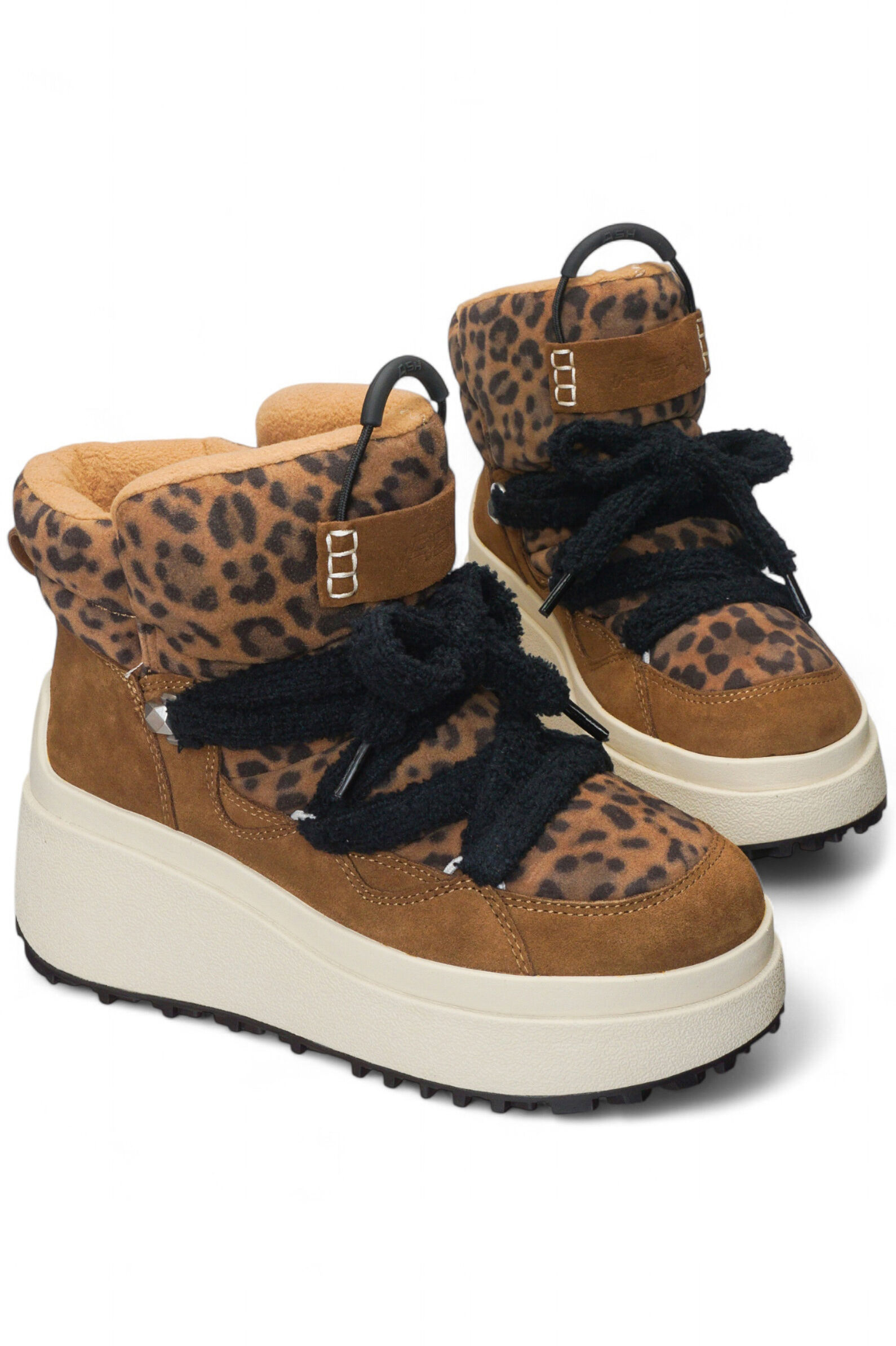 Ботинки жен. АРТ.FW25-S-151907-001,леоп-кор,н.з/тек