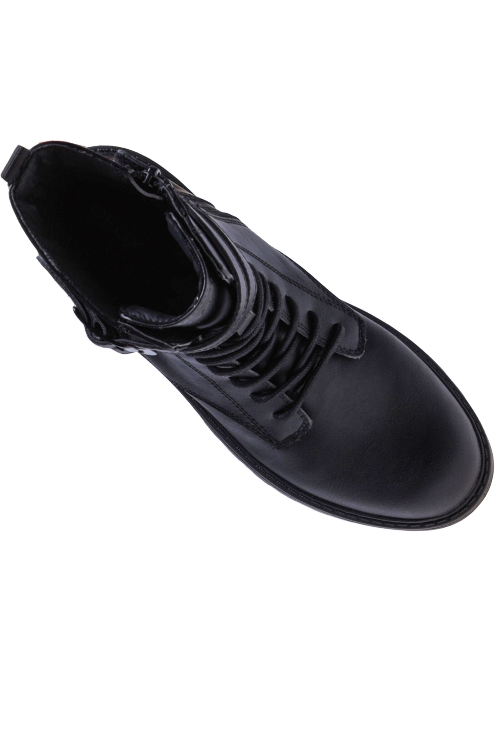 Ботинки дев. АРТ.J2620B,чер,и.к/тек-м.фибр