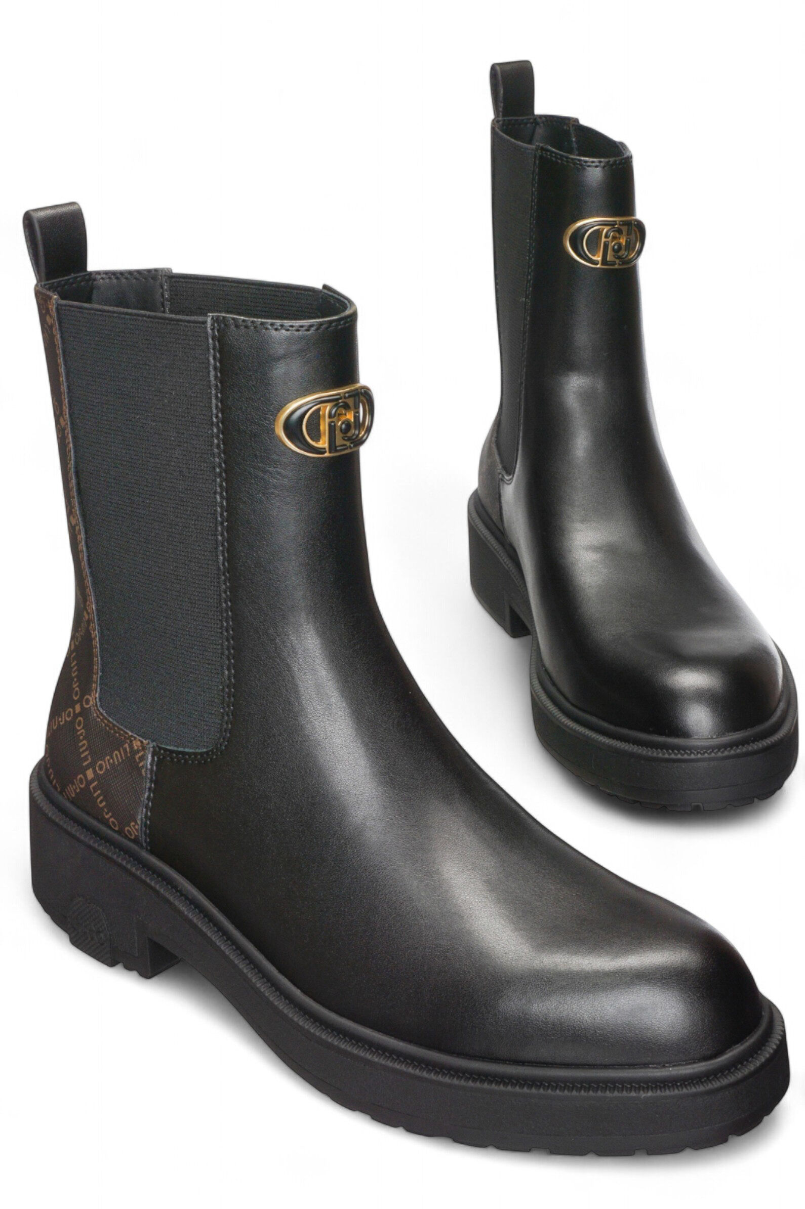 Ботинки жен. АРТ.SF5027PX696S1033,чер-кор,н.к-тек/тек