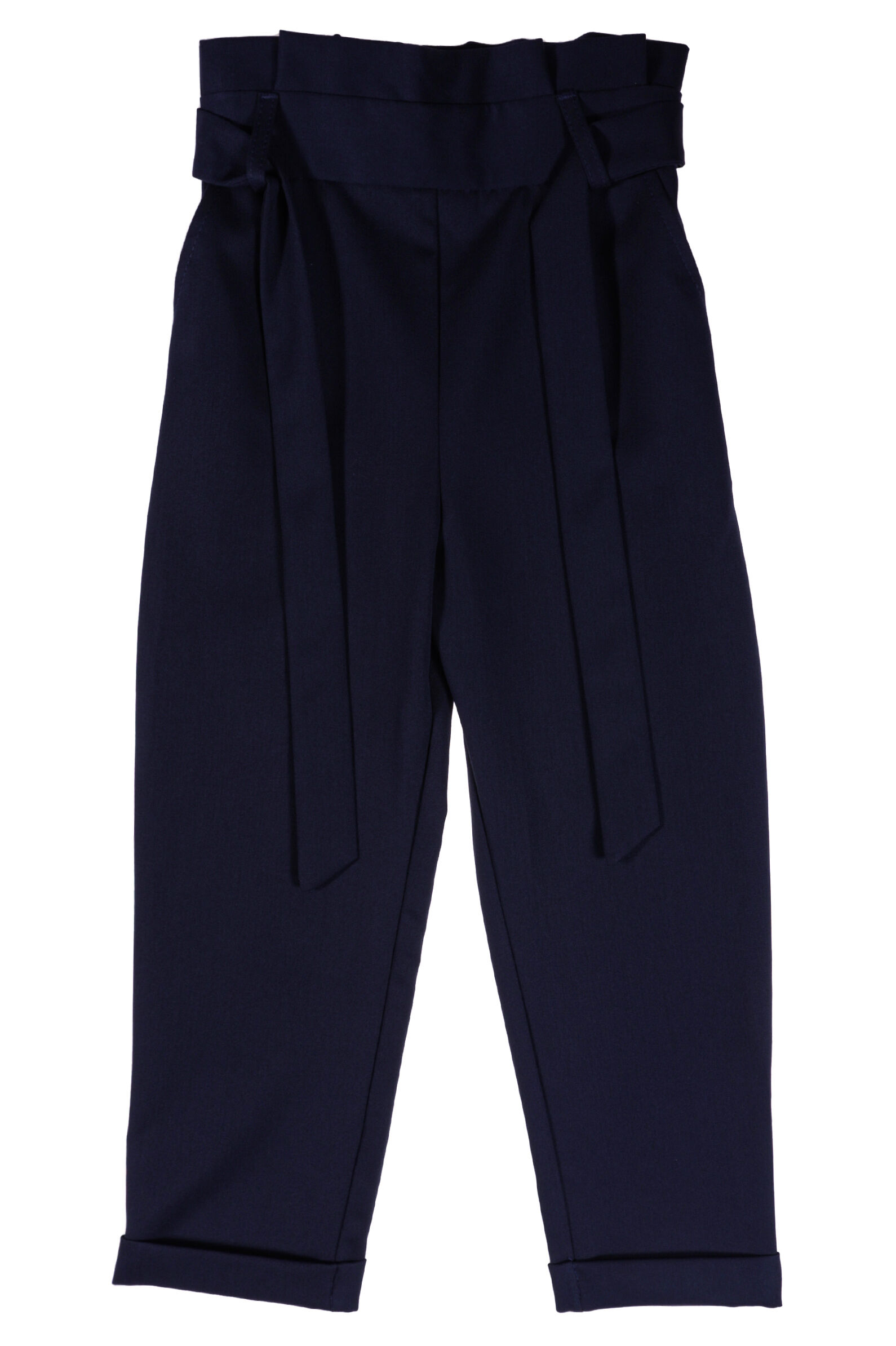 Брюки дев. АРТ.0413,син,вис-пэ