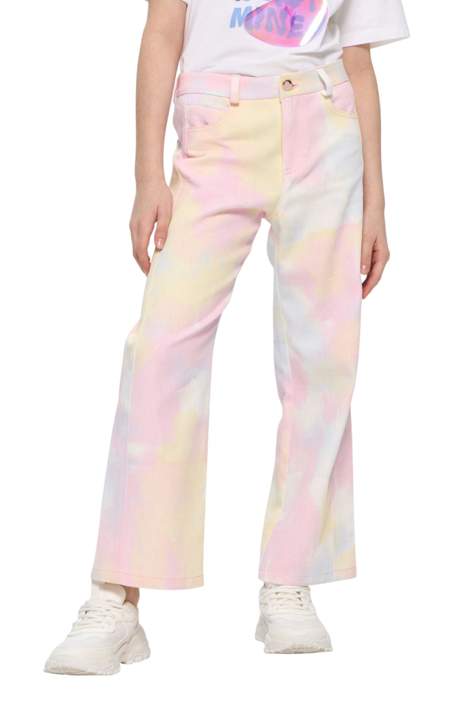 Брюки дев. АРТ.44.128,мул,хл