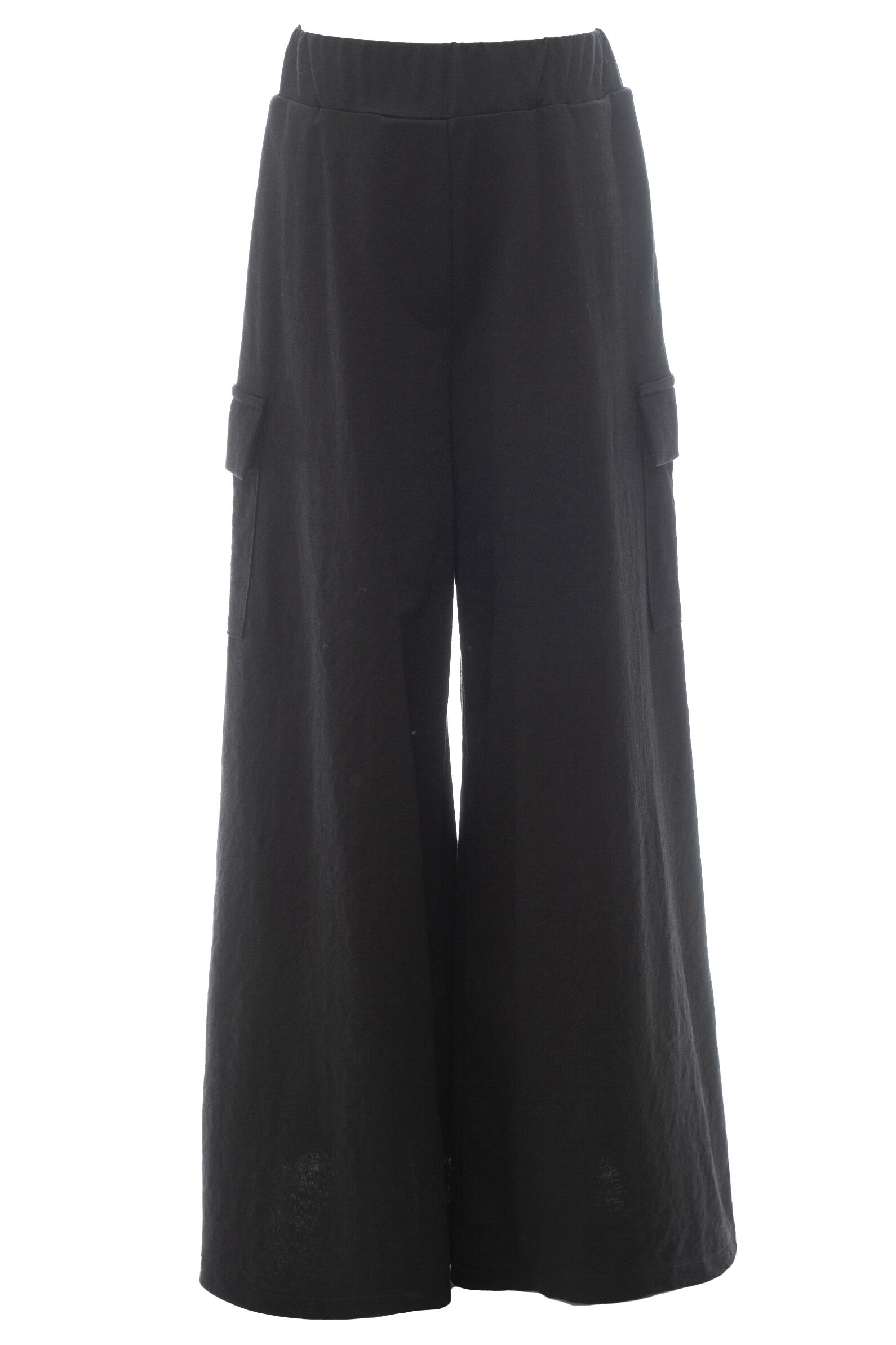 Брюки дев. АРТ.SS24P-4-1,чер,вис-нейл