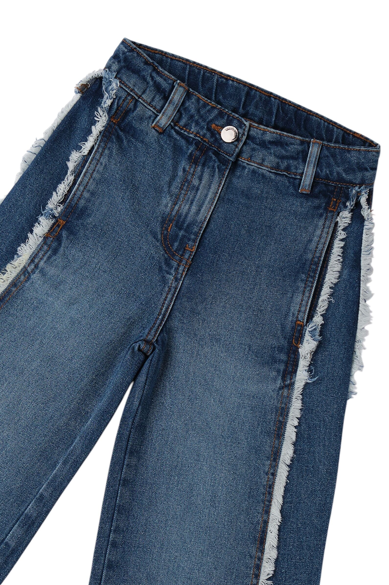 Джинсы дев. АРТ.0.F542.00,син,хл