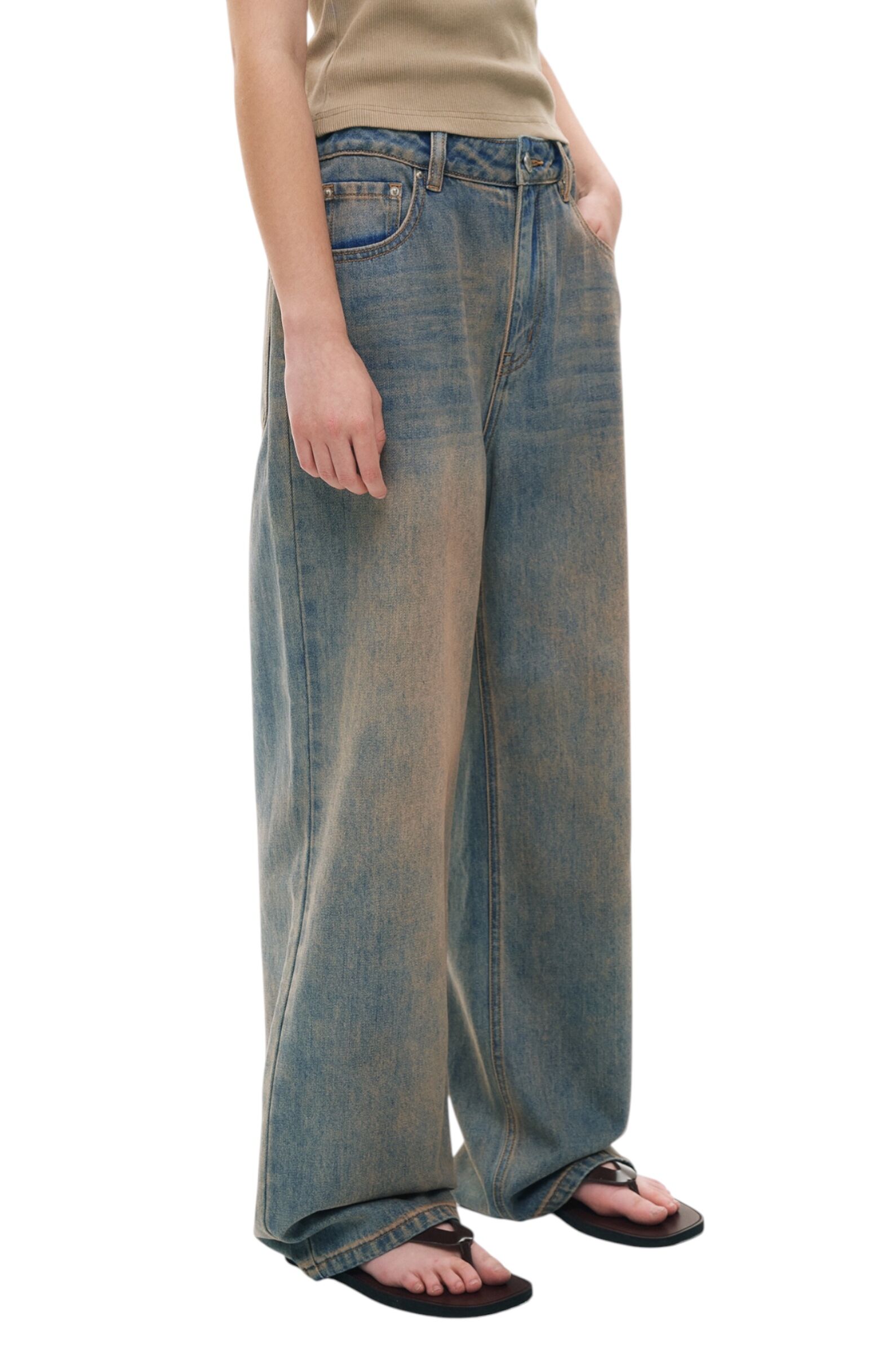 Джинсы АРТ.AA237334,син,хл-пэ