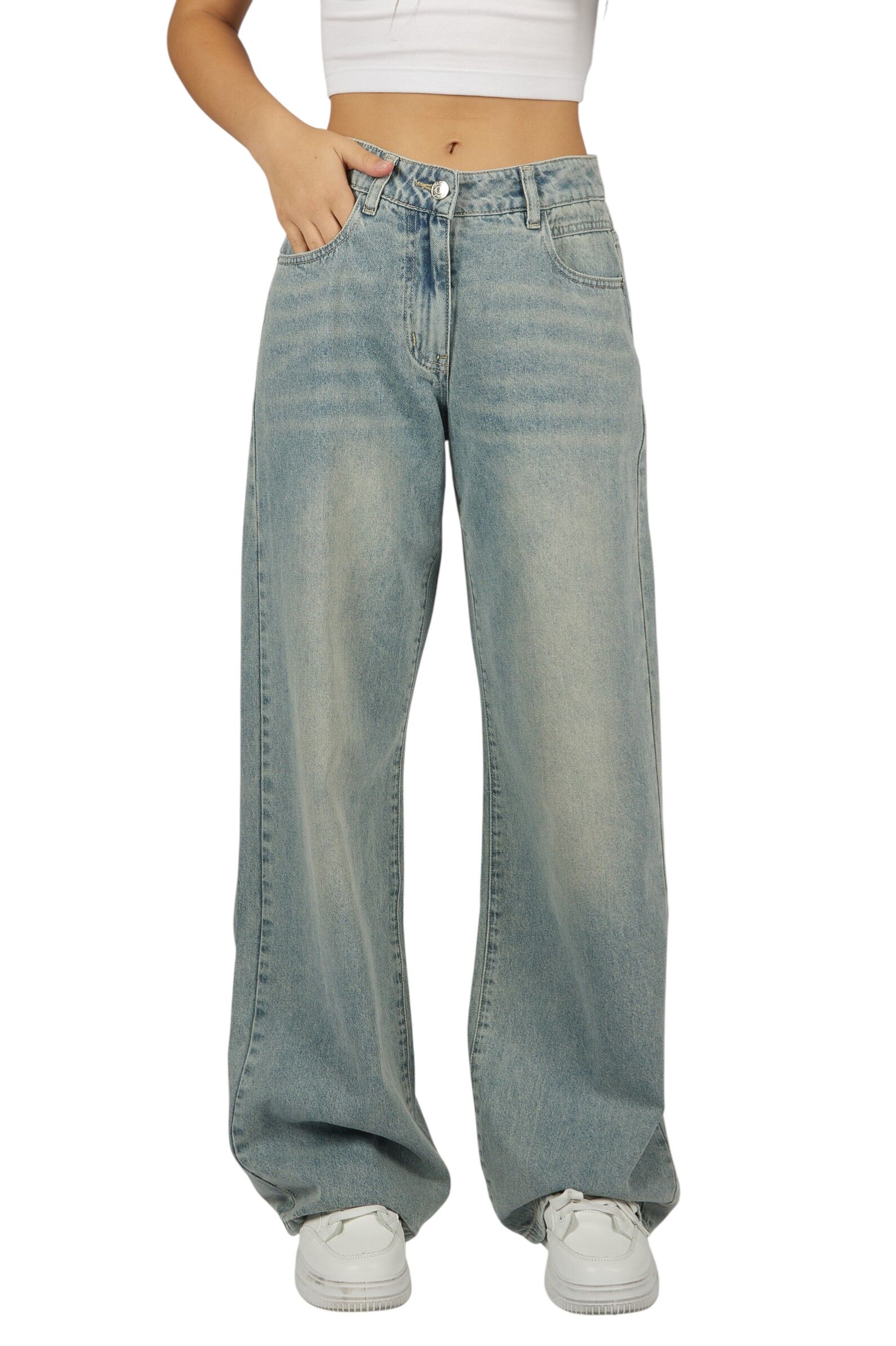 Джинсы АРТ.G-JN26079,гол,хл