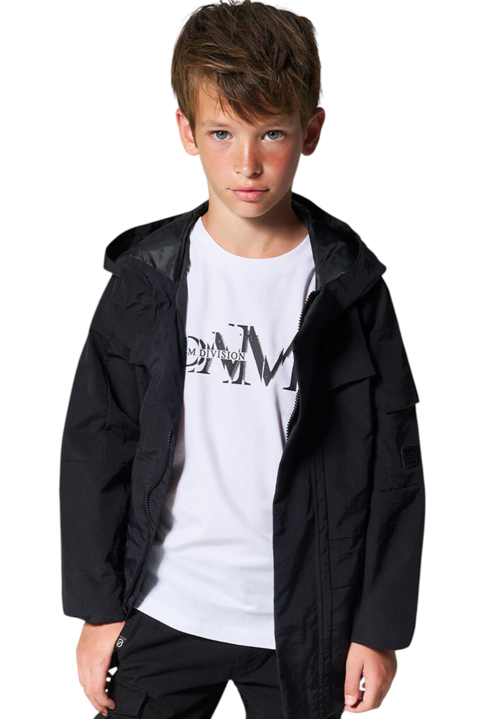 Футболка мал. АРТ.0.B735.00,бел-чер,хл-эл