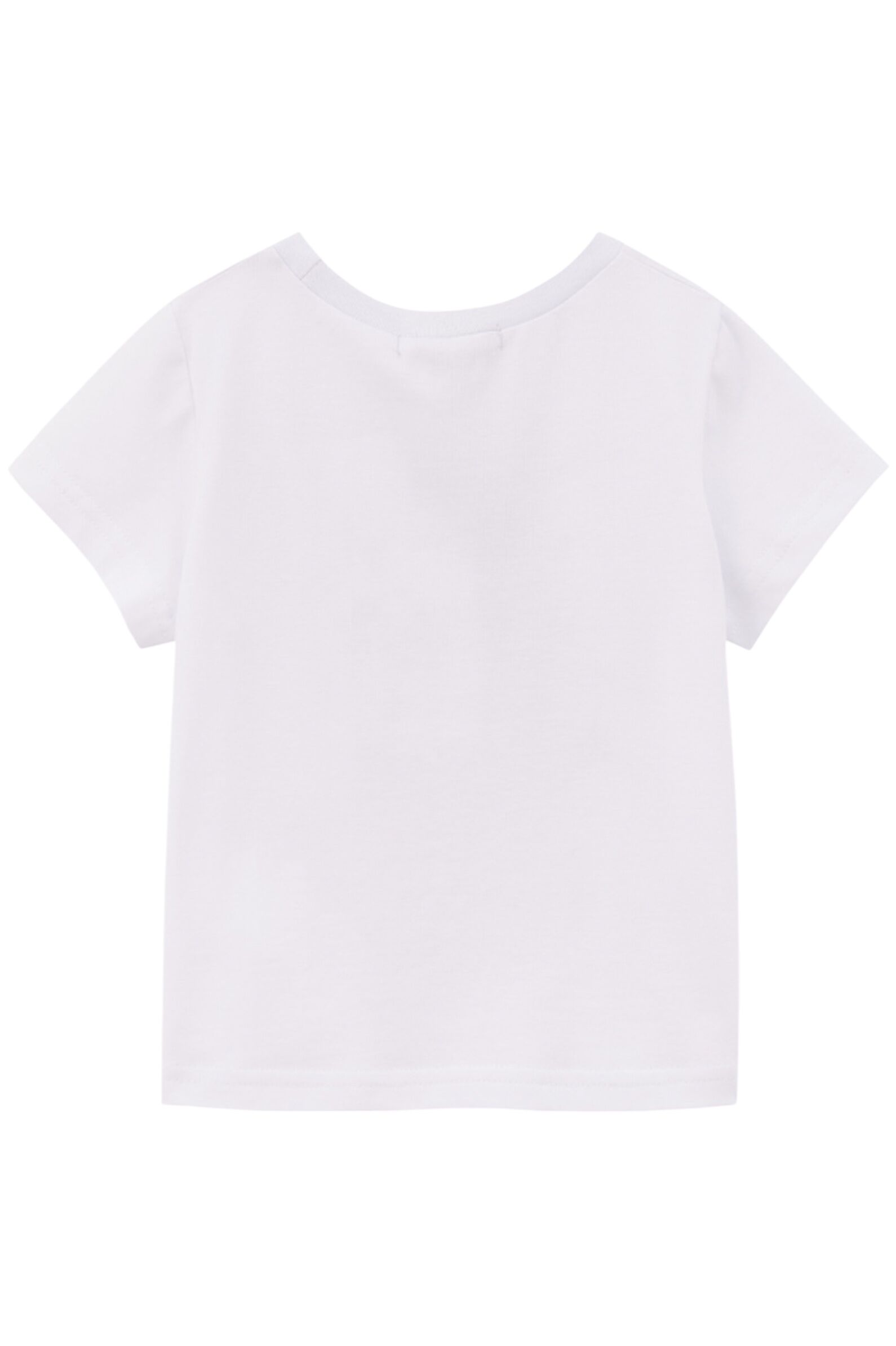 Футболка дев. АРТ.250002,бел-мул,хл-эл