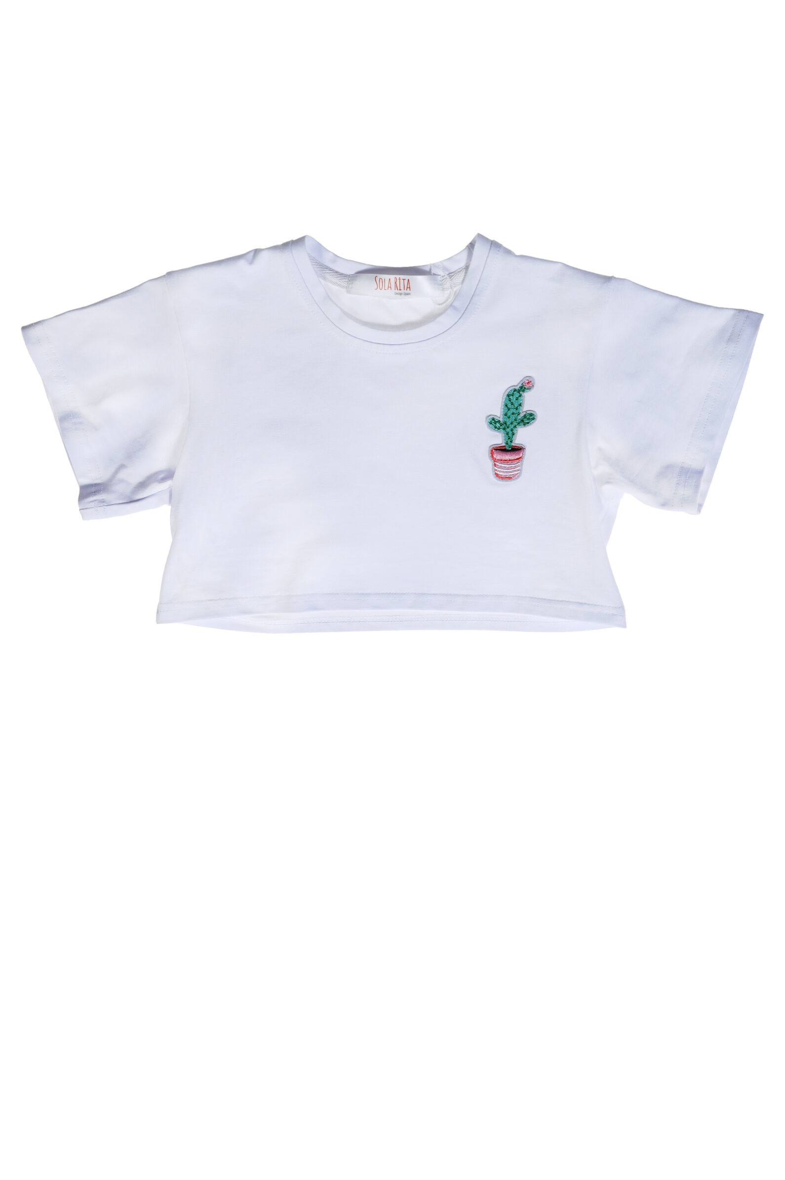 Футболка дев. АРТ.SR150D706,бел,хл-эл