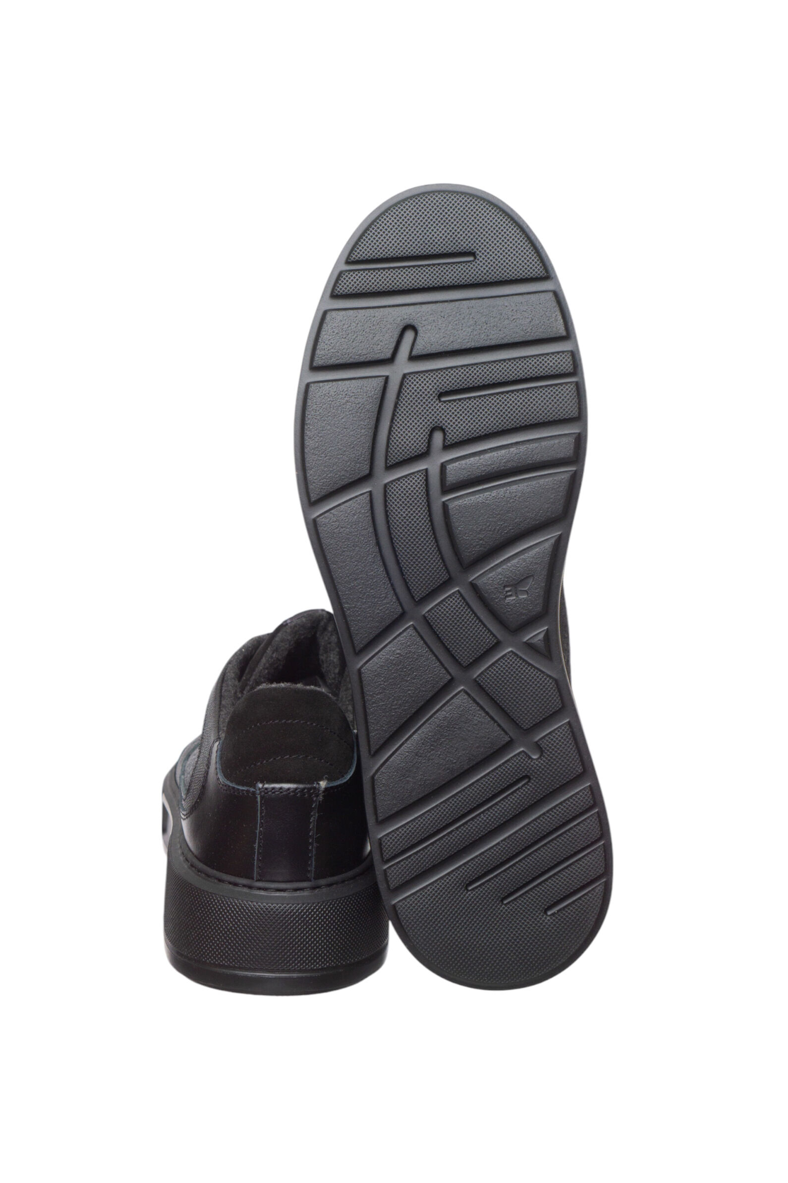 Кеды муж.АРТ.4700,чер-сер,н.к/байка