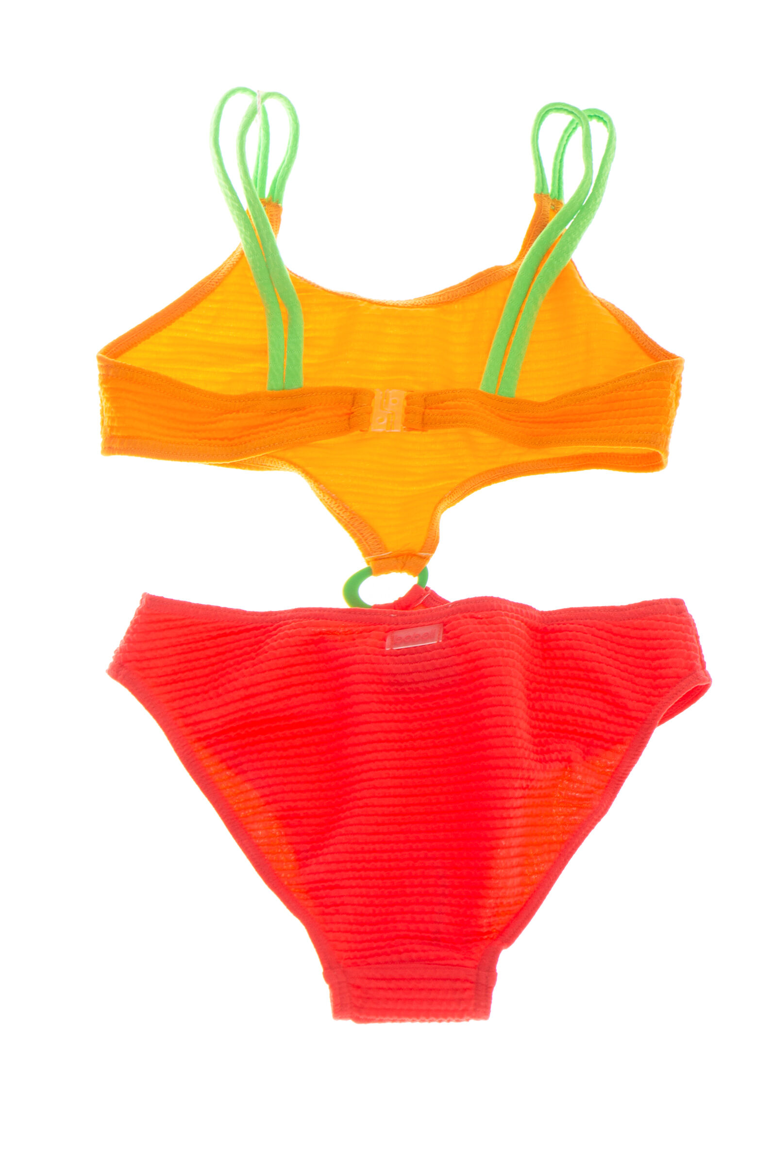 Купальник дев. АРТ.828110,оранж-крас,пэ-эл