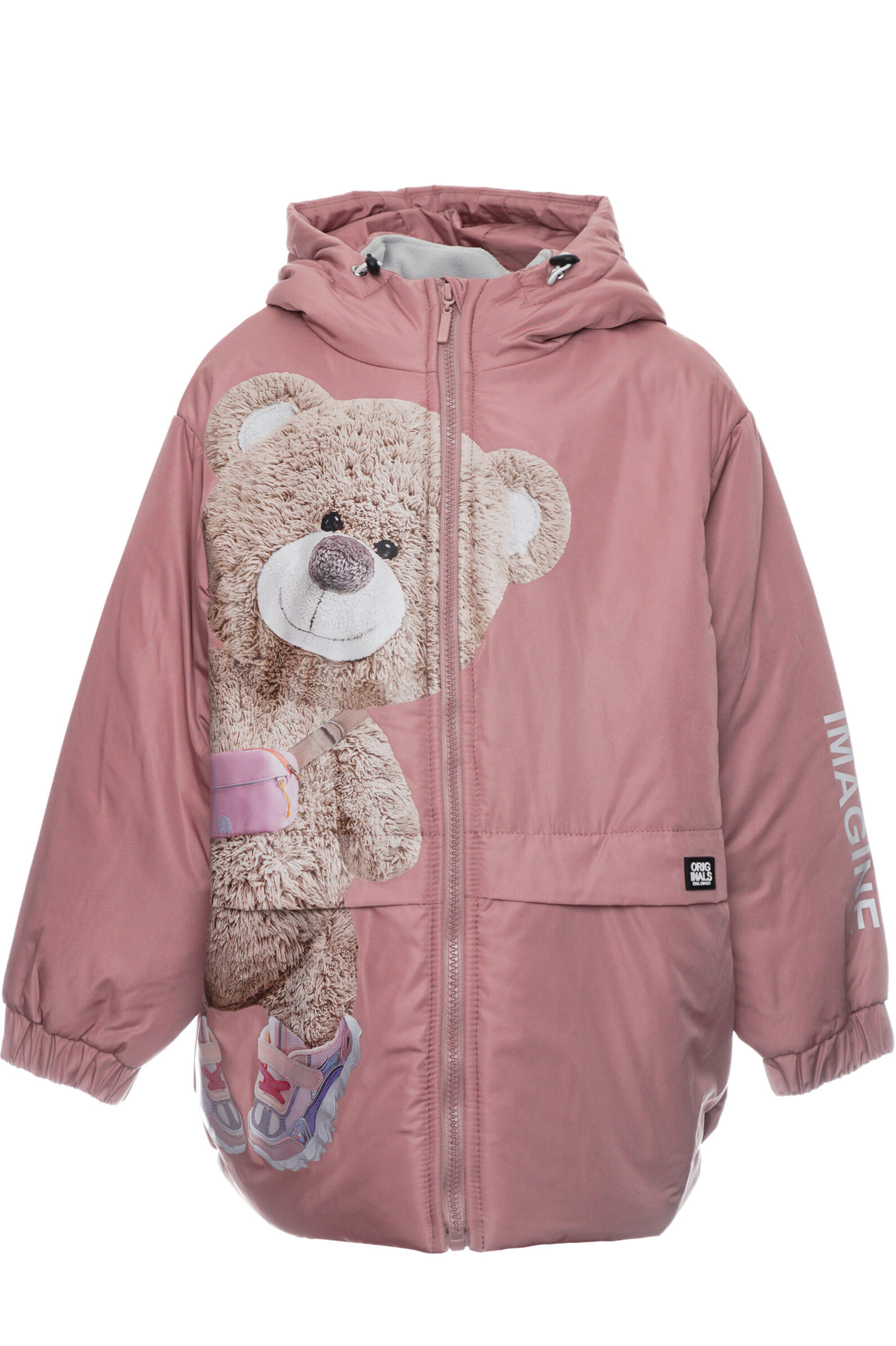 Куртка дев. АРТ.243301,роз,пэ/пэ