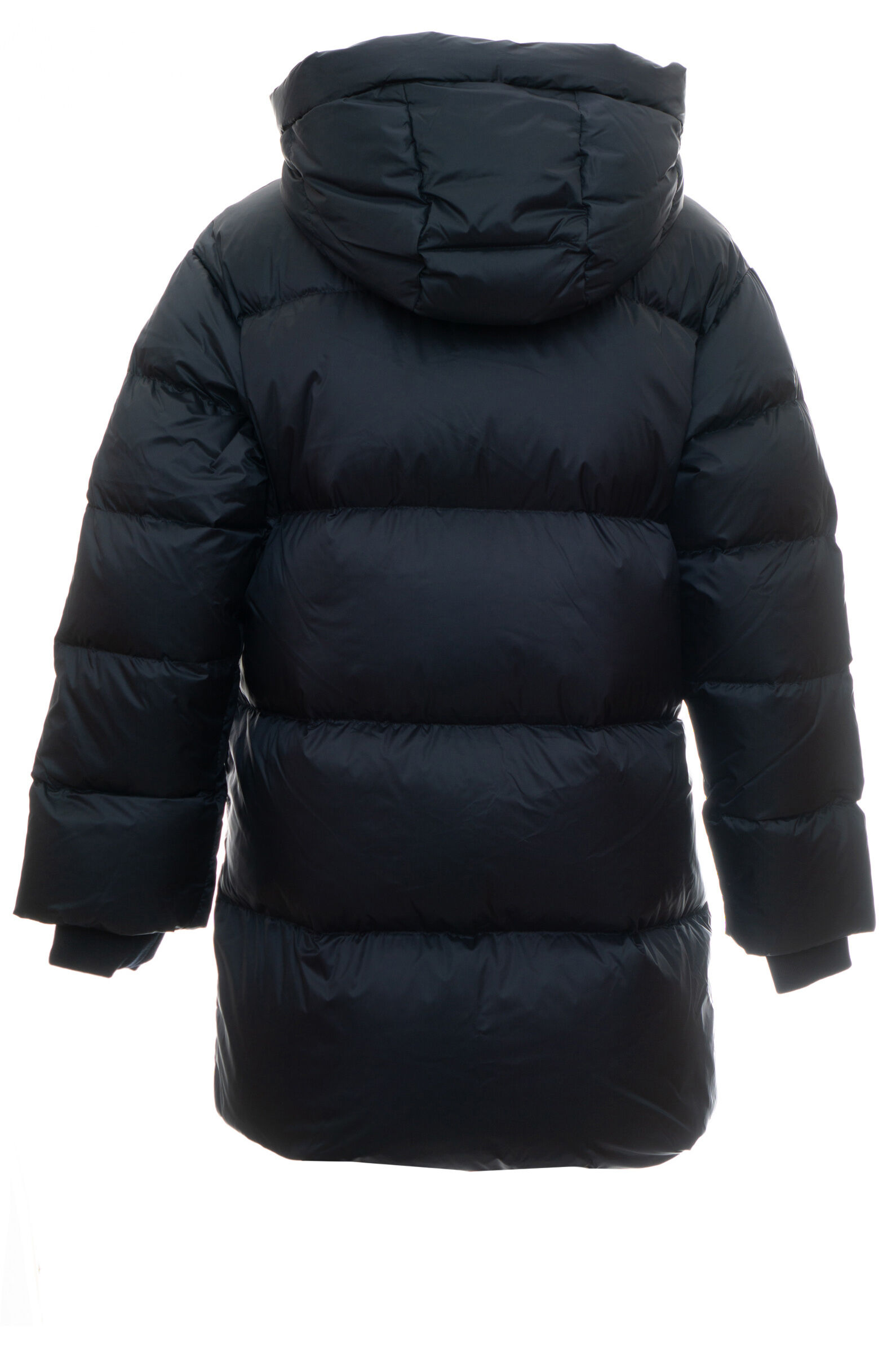 Куртка дев. АРТ.25891Am-023,син,па/пэ/пух-перо