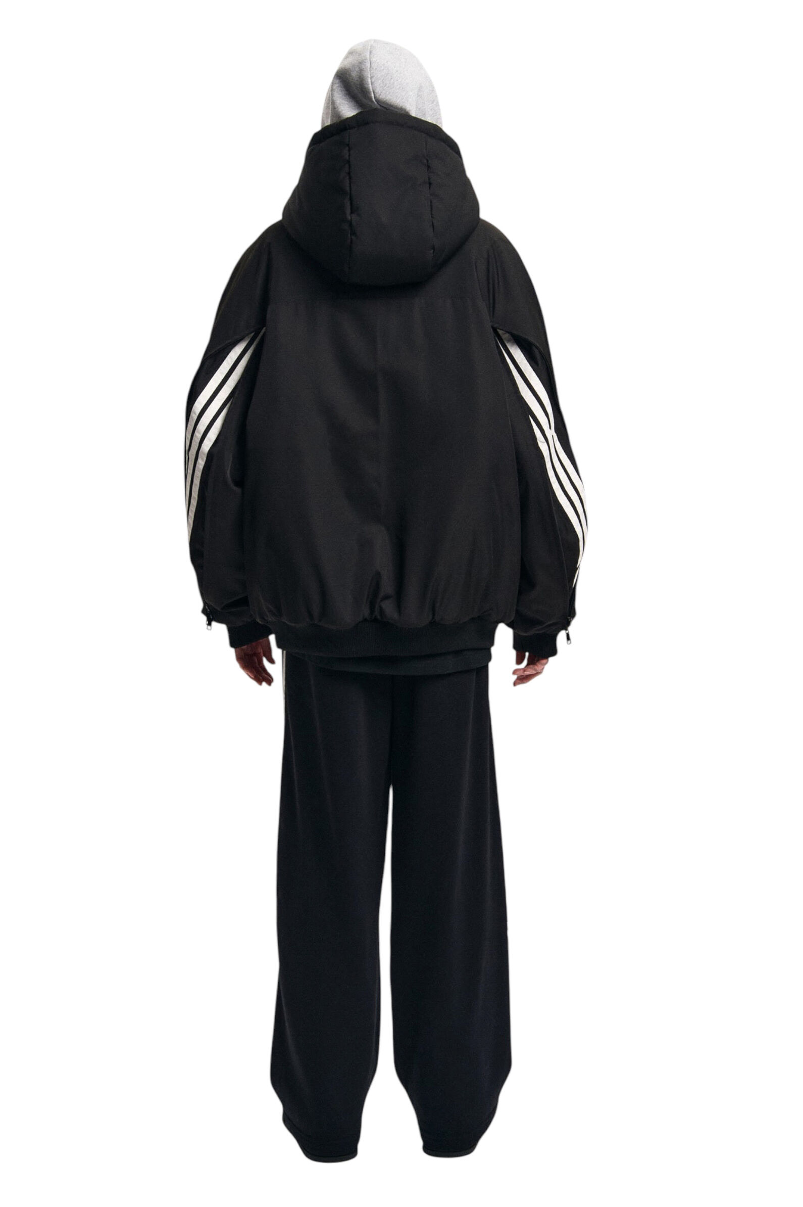 Куртка АРТ.AT125249,чер-бел,пэ