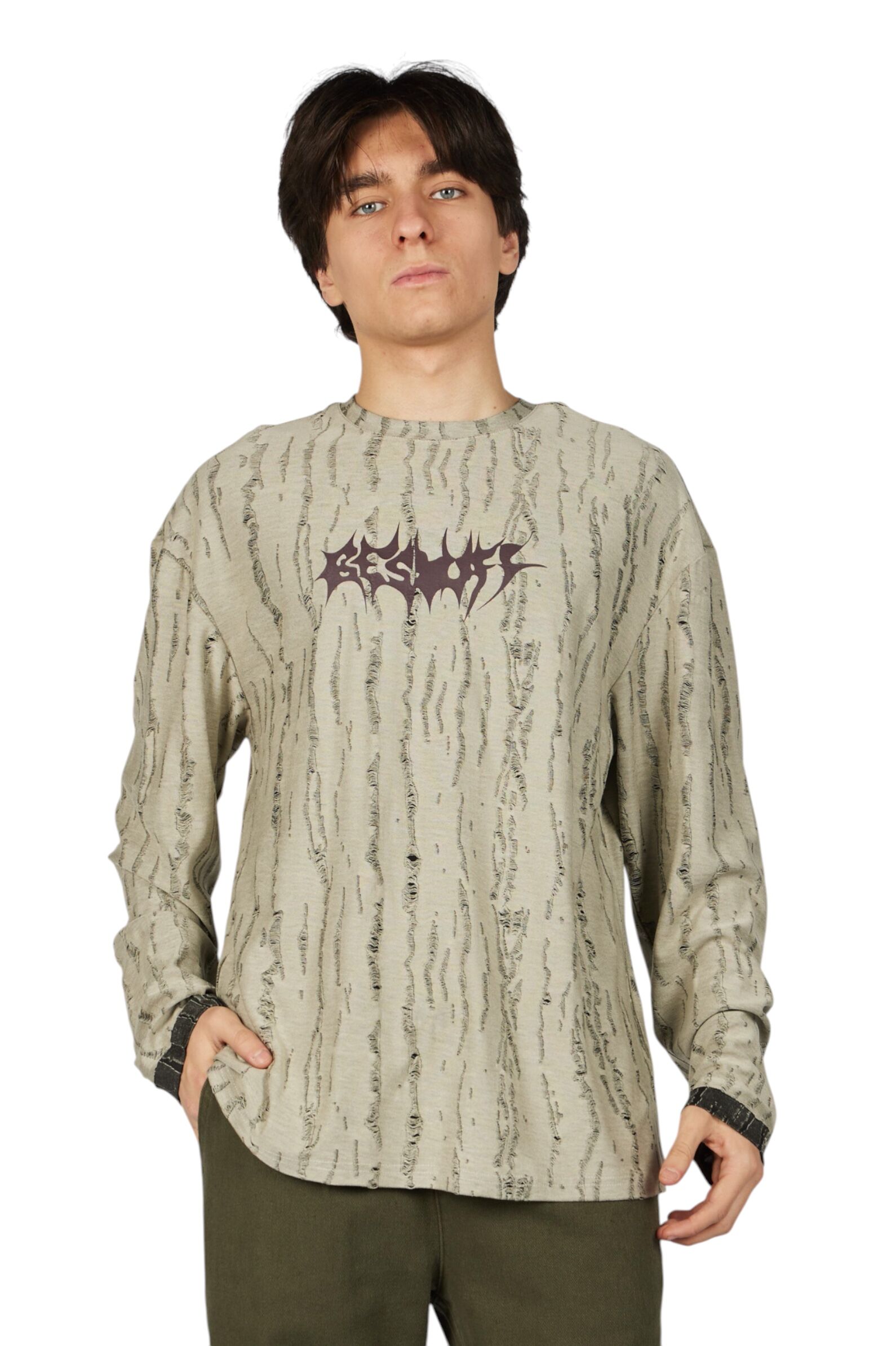 Лонгслив АРТ.B-SW35445,беж,хл-пэ