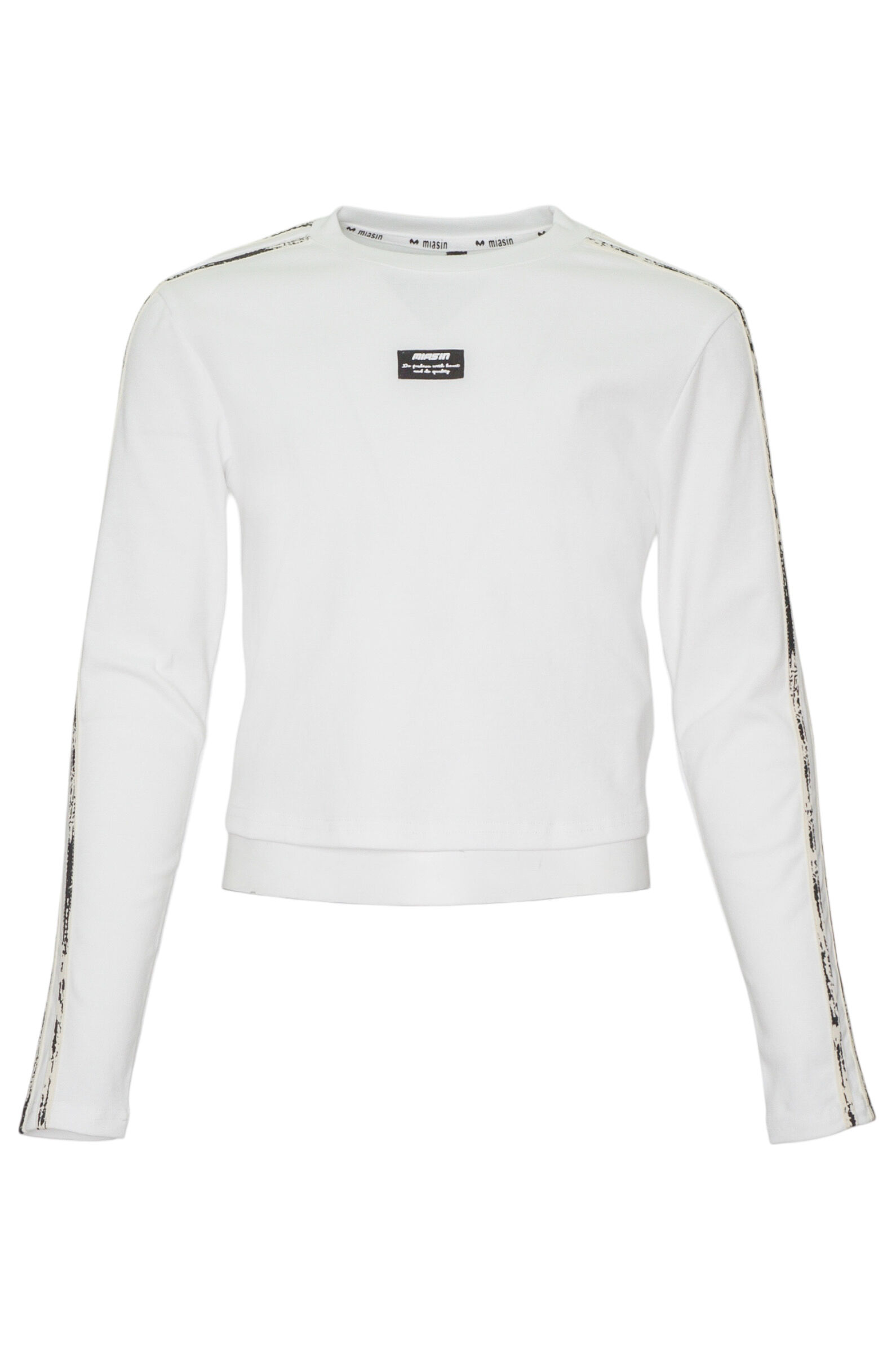 Лонгслив дев. АРТ.G-SW25404,бел,хл-эл