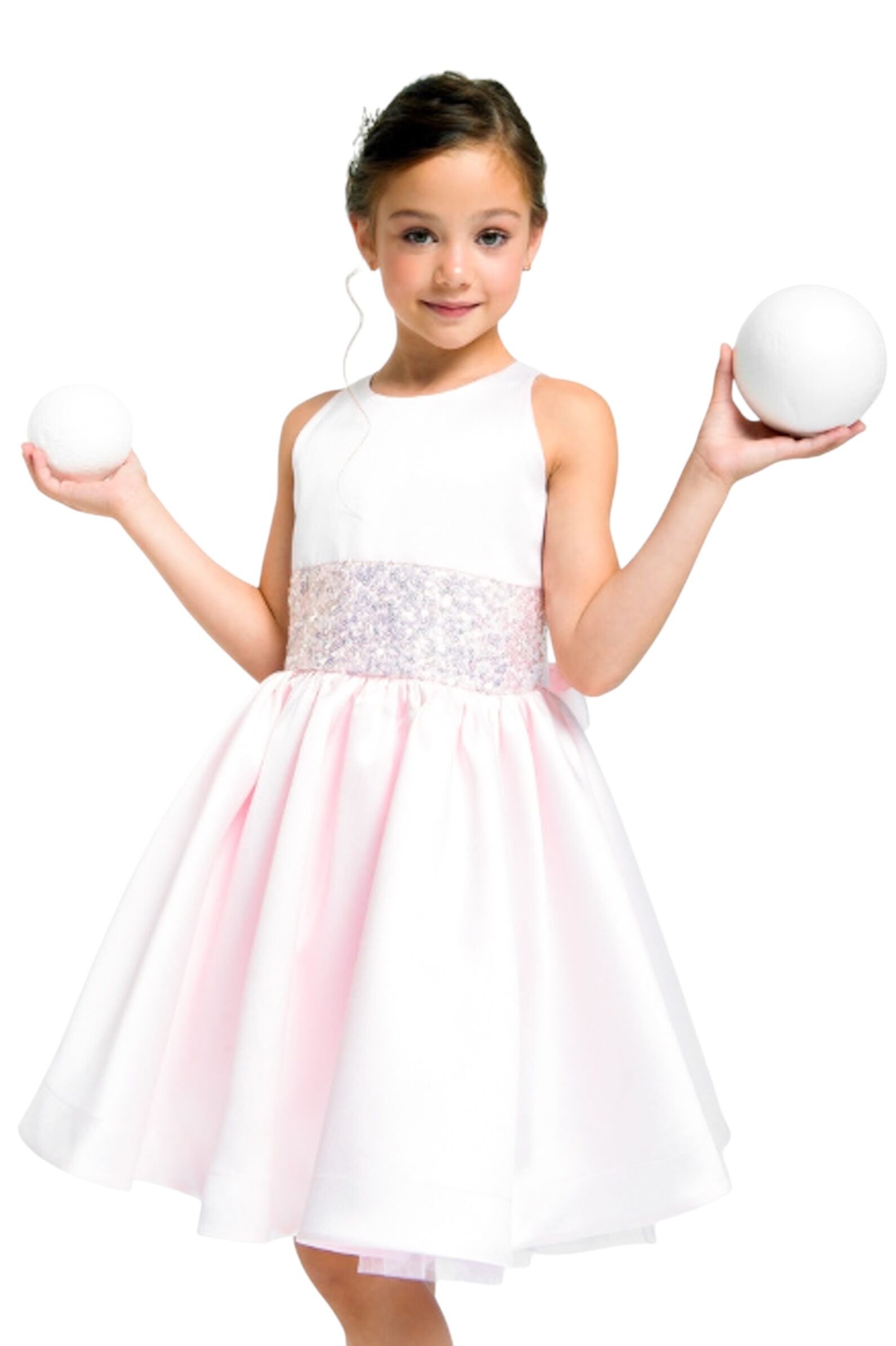 Платье дев. АРТ.1772,роз-сереб,пэ/хл