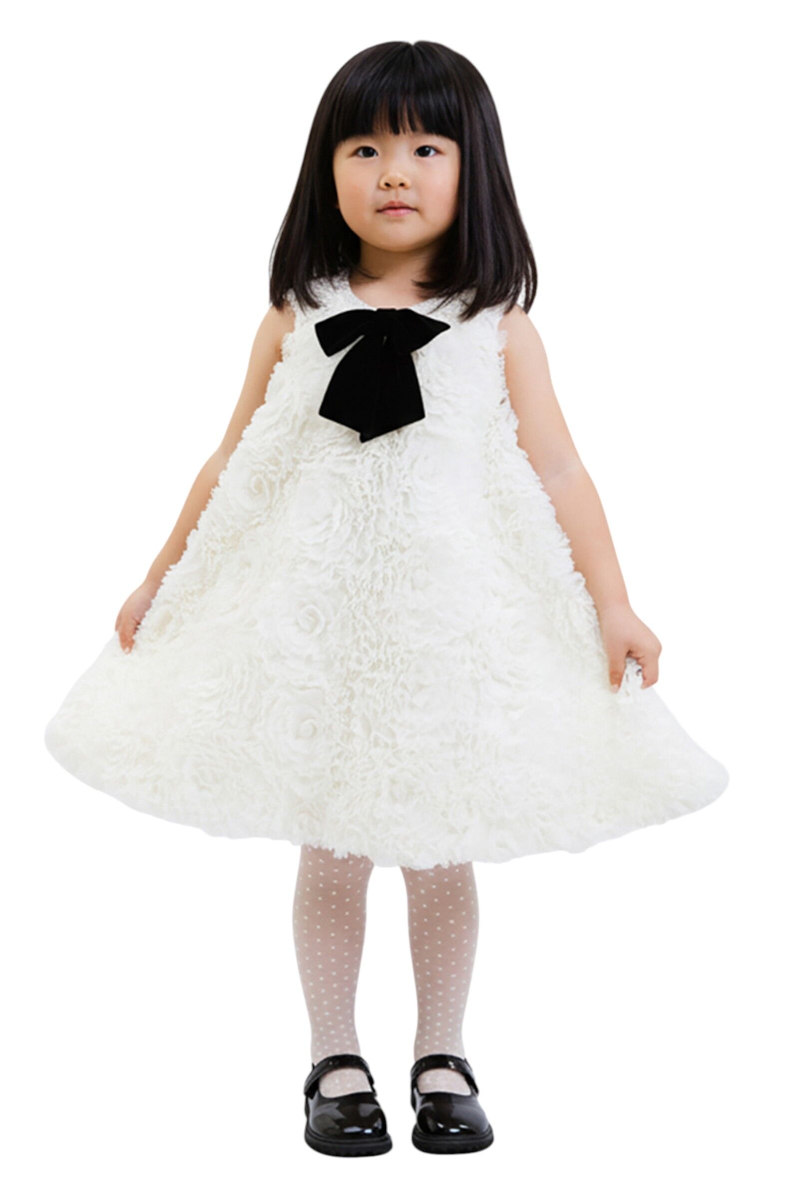 Платье дев. АРТ.2978-126-ВПШ,мол-чер,пэ/пэ-вис