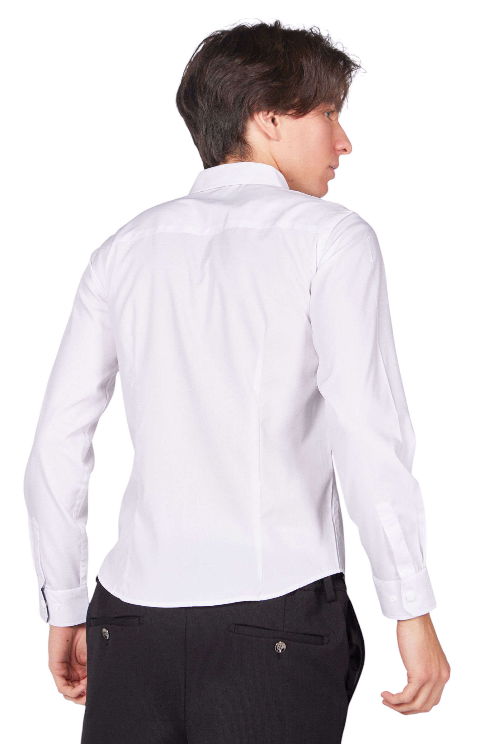 Рубашка мал. АРТ.B-SH35304,бел,хл-пэ