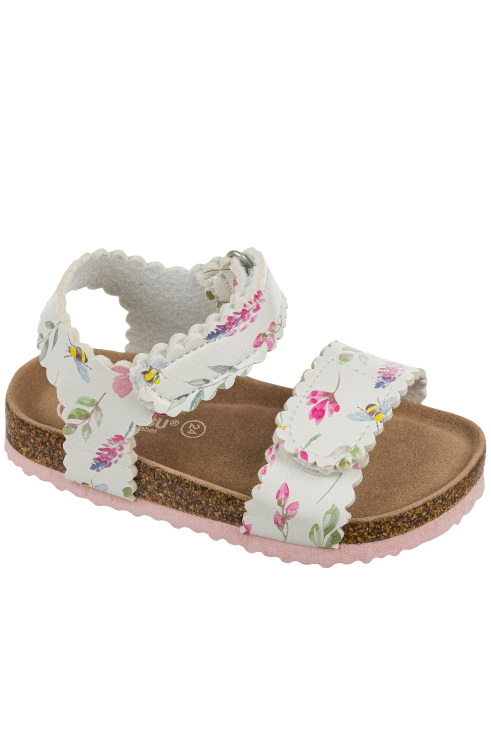 Сандалии дев. АРТ.24124010056,бел-мул,и.к