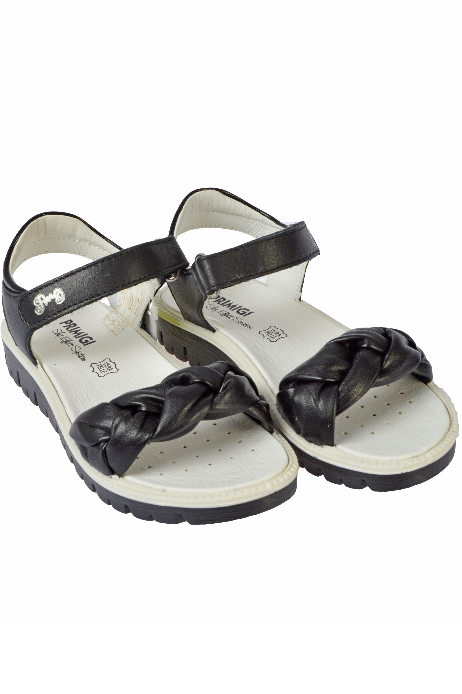 Сандалии дев. АРТ.3886100,чер,н.к/н.к