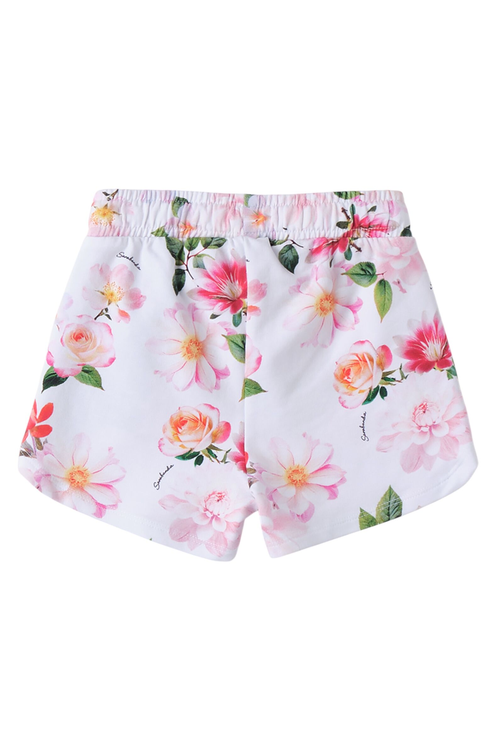 Шорты дев. АРТ.0.B221.00,бел-мул,хл-эл