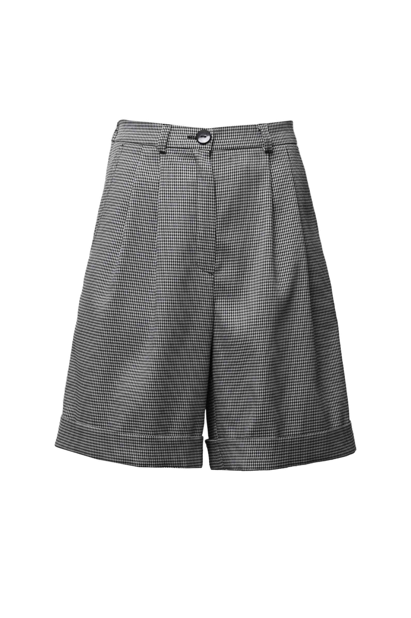 Шорты дев. АРТ.SR630V695,черн-бел,пэ-вис-шер