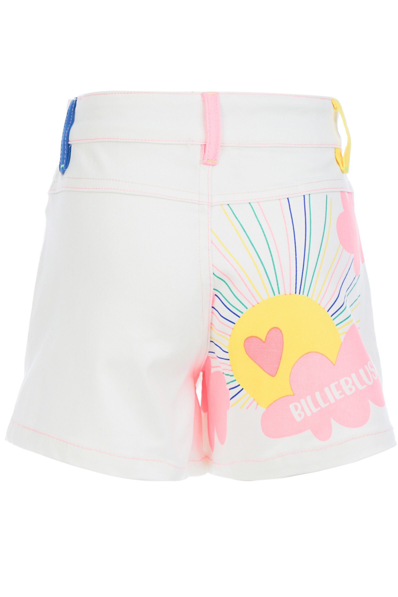 Шорты дев. АРТ.U20009/10P,бел-мул,хл-эл