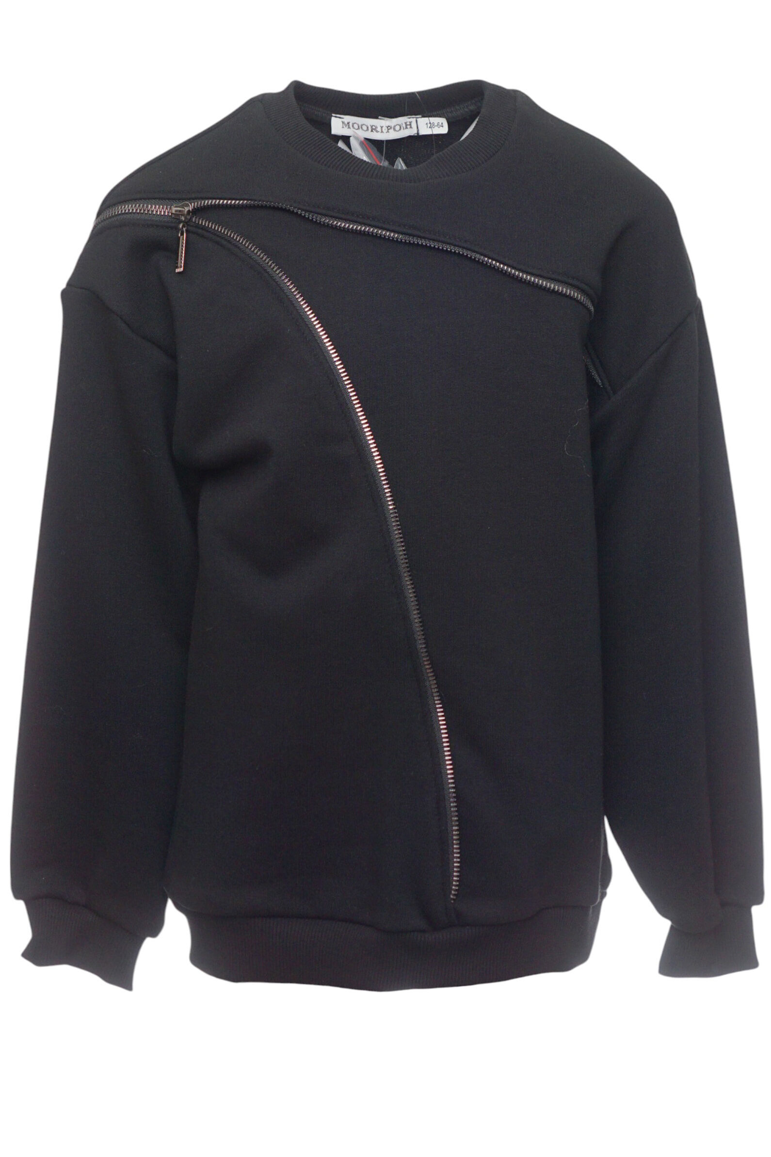 Свитшот дев. АРТ.1611,чер,хл-пэ