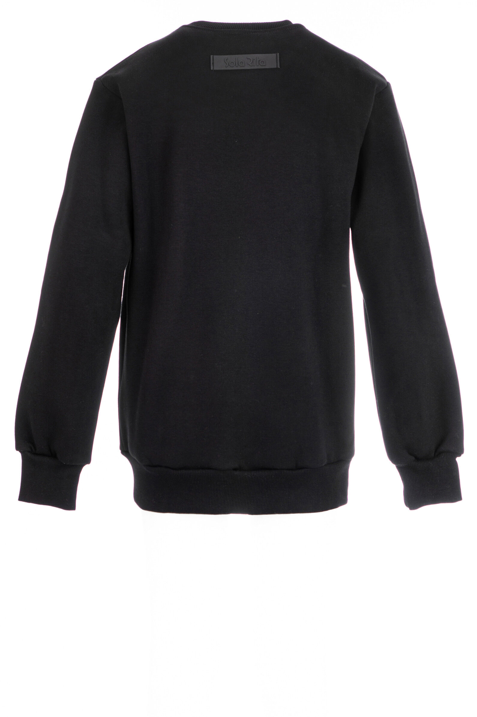 Свитшот дев. АРТ.SR160D201,чер,хл-эл