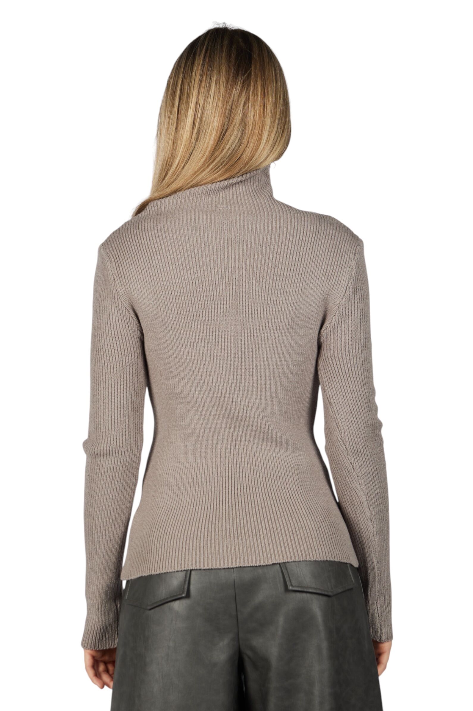 Водолазка дев. АРТ.G-TN25451,сер,хл-эл