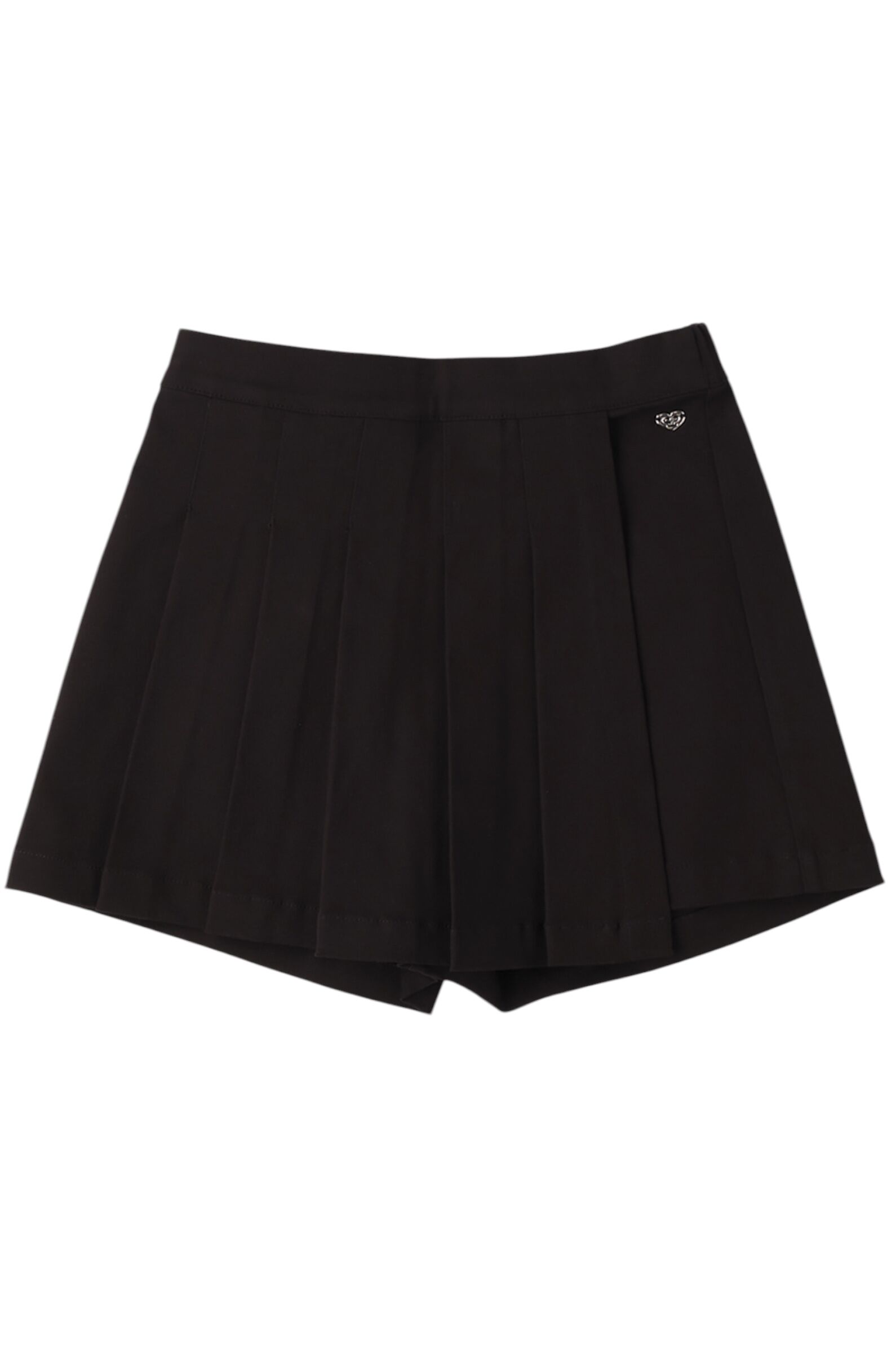 Юбка-шорты дев. АРТ.0.F464.00,чер,хл-эл