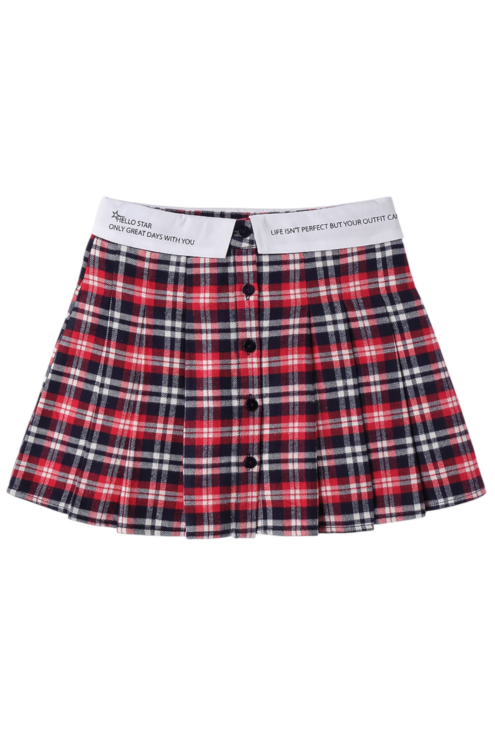 Юбка дев. АРТ.4.F540.00,крас-чер,пэ