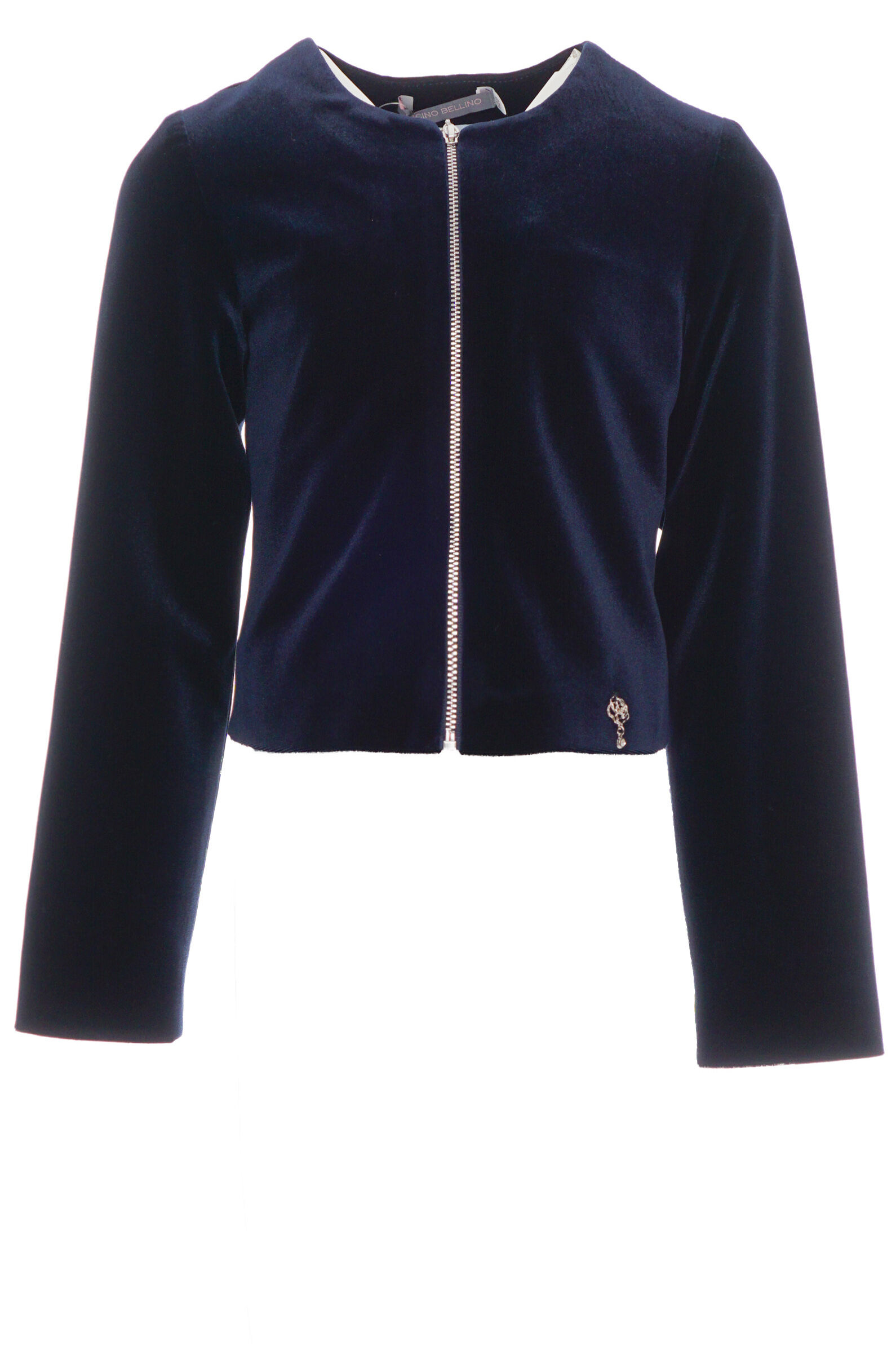 Жакет дев. АРТ.06083,син,пэ/поливис